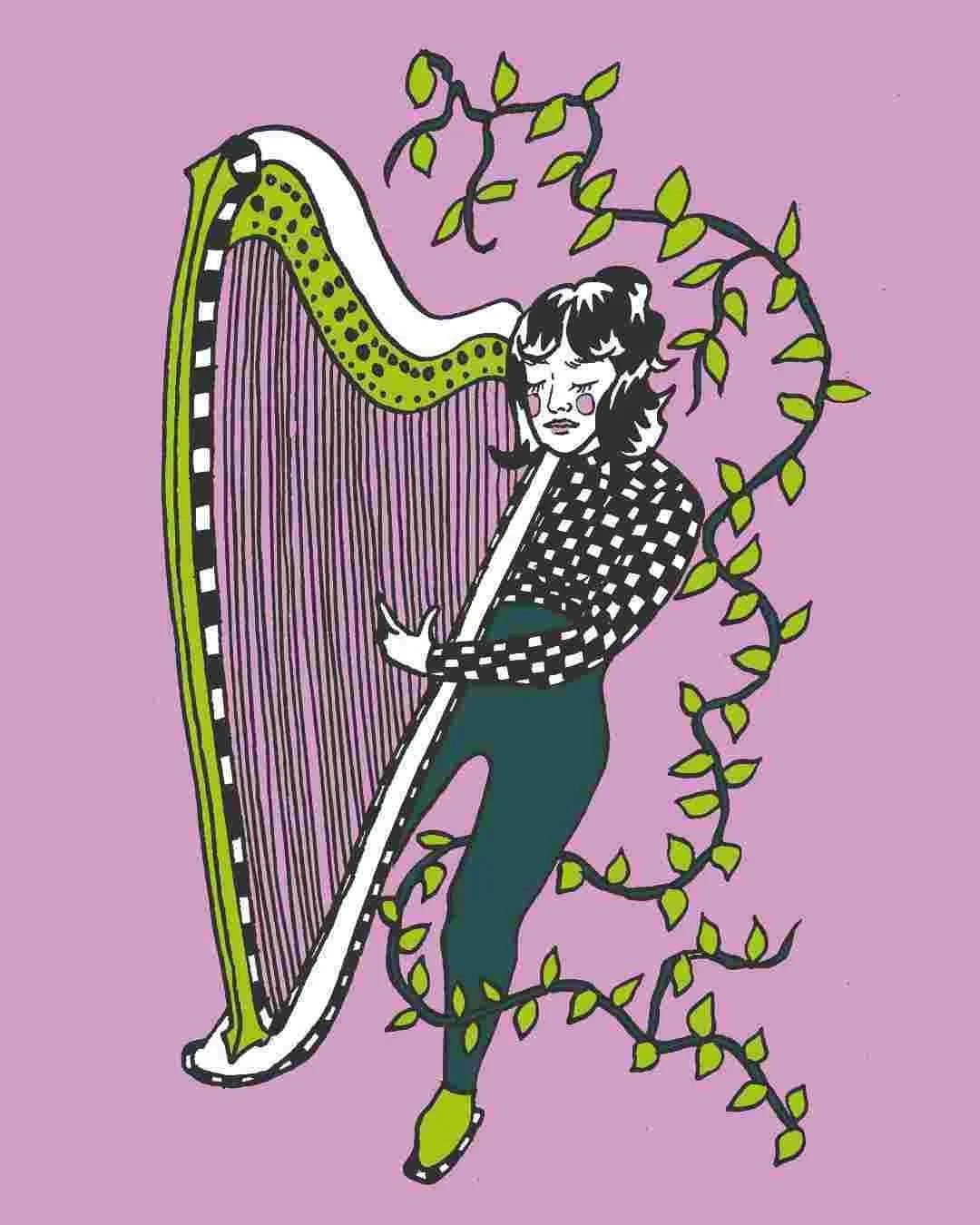 Harp  (BR)
-
Marina Mello is a Brazilian harpist based in Zurich whose work explores the harp beyond its traditional sound and playing techniques. She works with acoustic, electric, prepared, and hybrid harps, incorporating extended techniques, objec