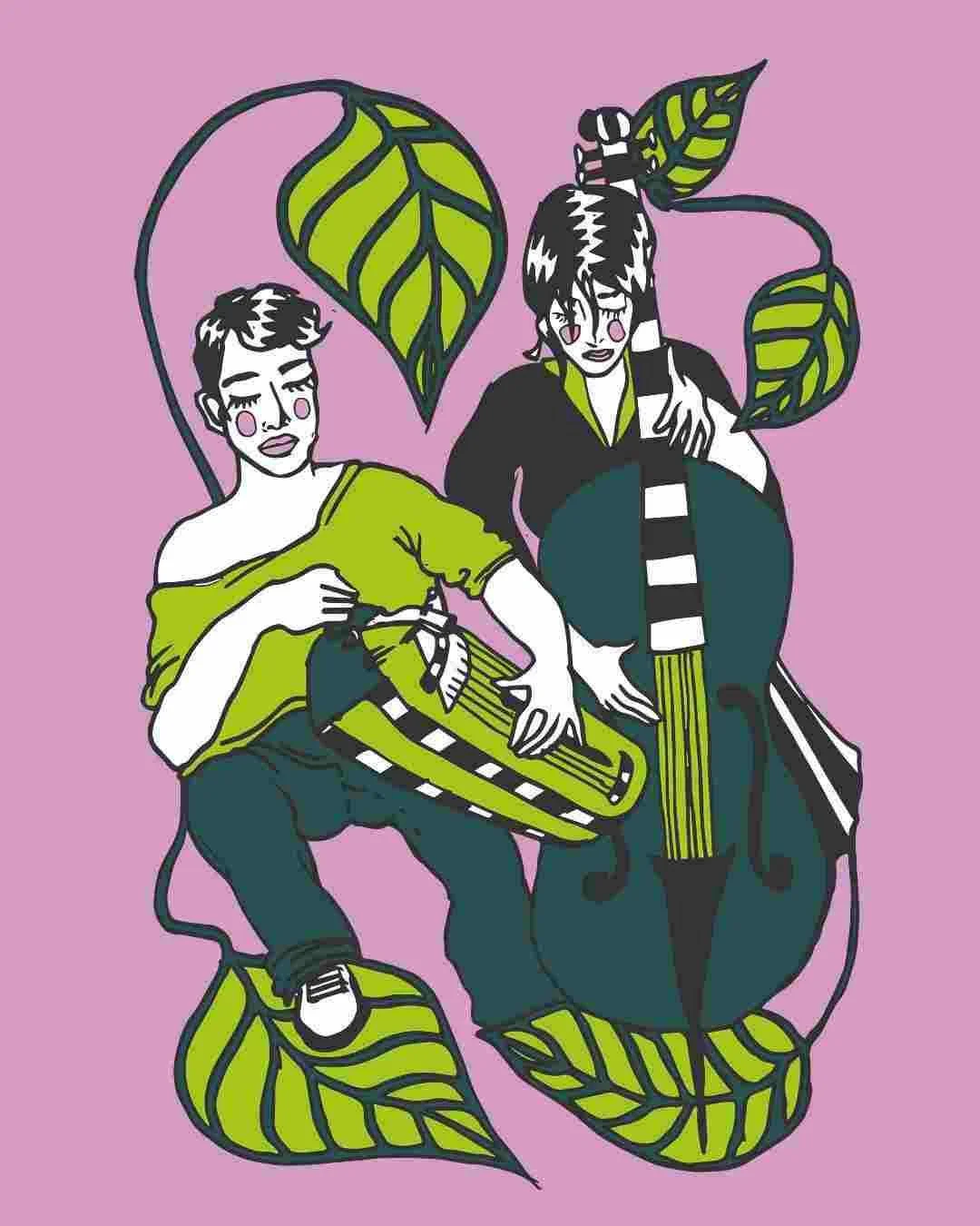 Hurdy-Gurdy, Double Bass (IT, DE)
-
Caroline Cecilia Tallone & Isabel Rößler are Berlin-based musicians working across experimental music and free improvisation. Caroline Tallone is a musician, sound artist, and violin maker whose practice centres on