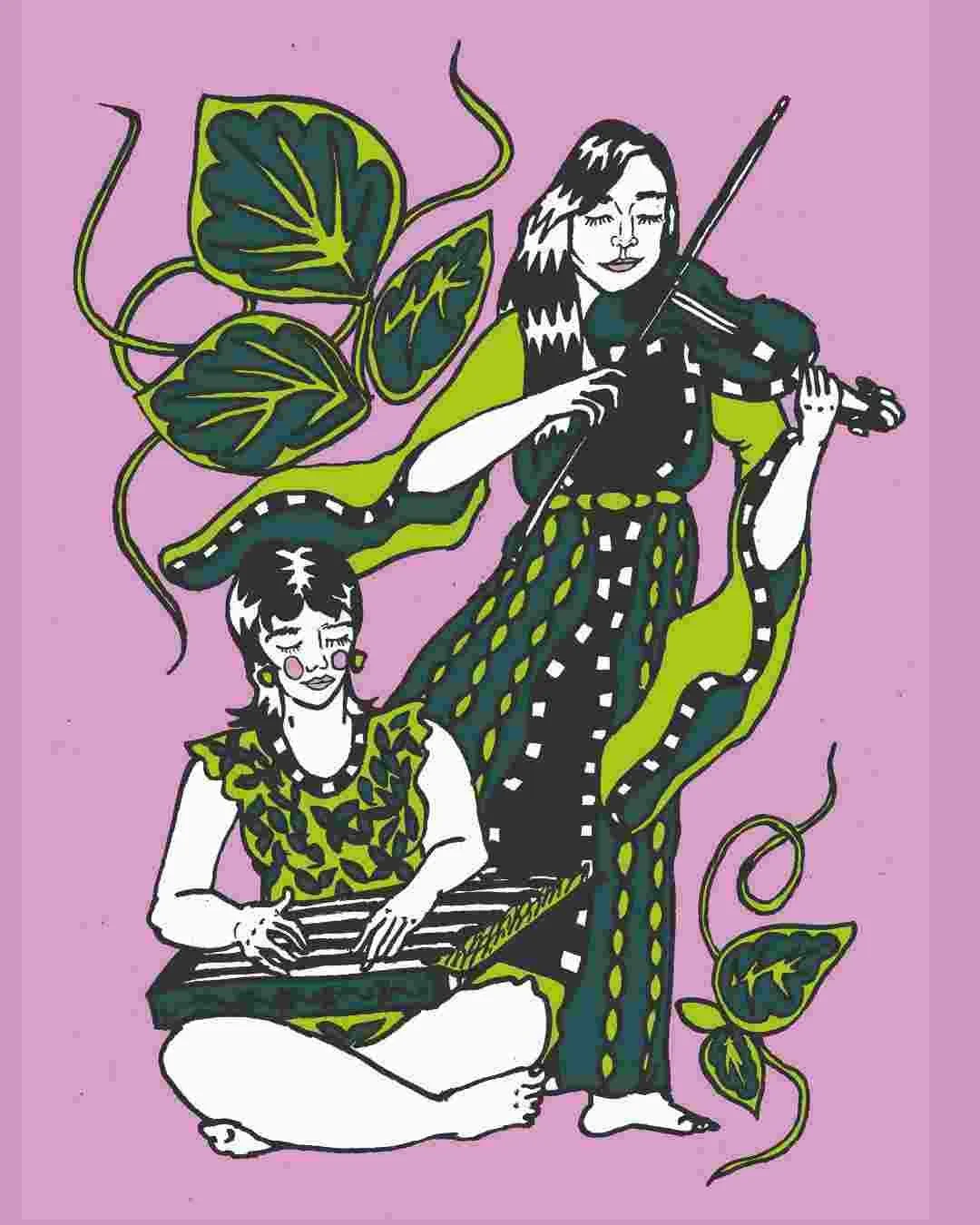 Qanun, Violin (GR, DE)
-
Nafsika Gkotzamani & Felicitas Arnold are Berlin-based musicians whose work connects traditional musical influences with contemporary and experimental performance. Nafsika Gkotzamani is a qanun player active in projects drawi