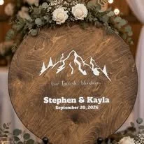 Custom Round Sign