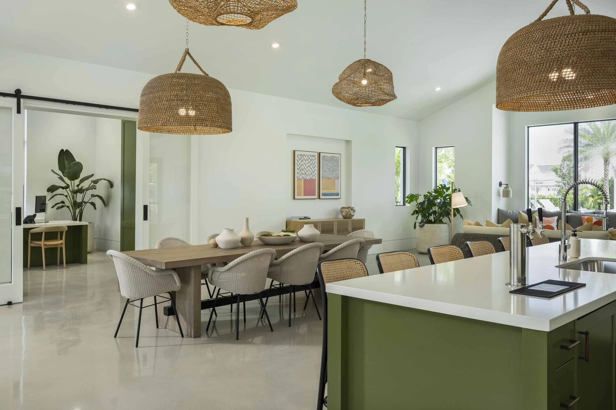 Swell by Soltura | Homes for rent in Bonita Springs, FL | Clubhouse and Resident Lounge