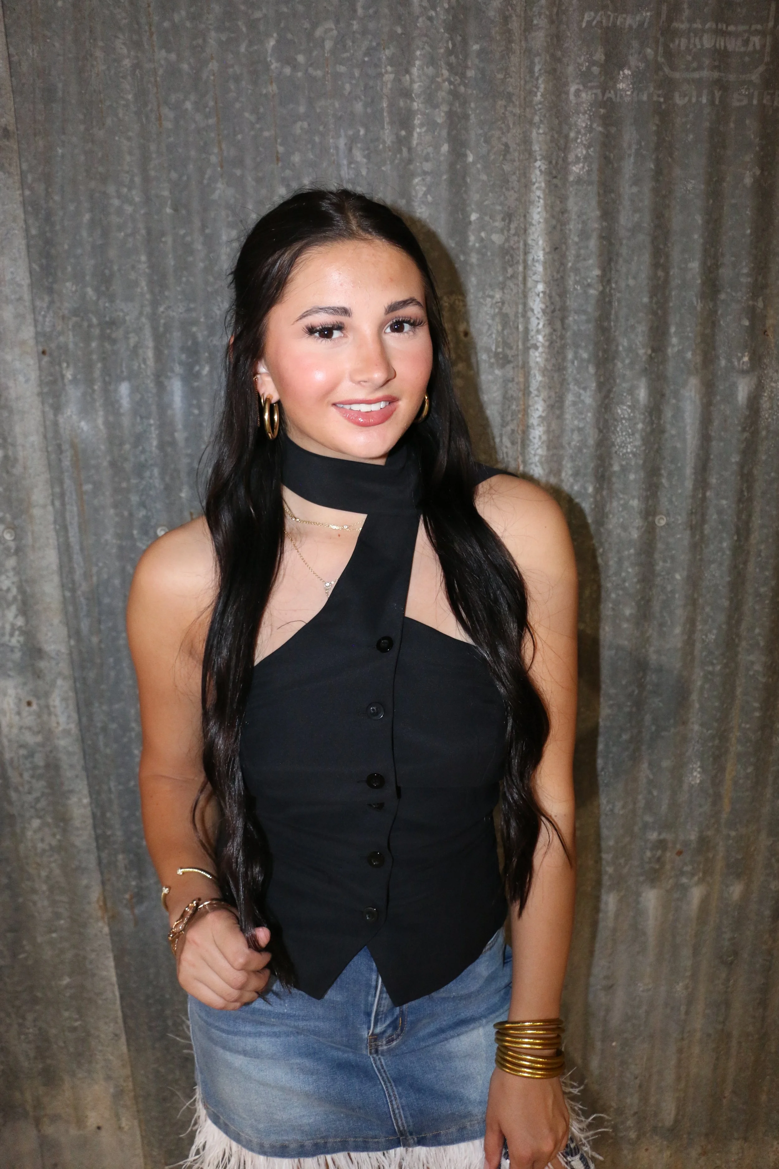 Run the room halter top