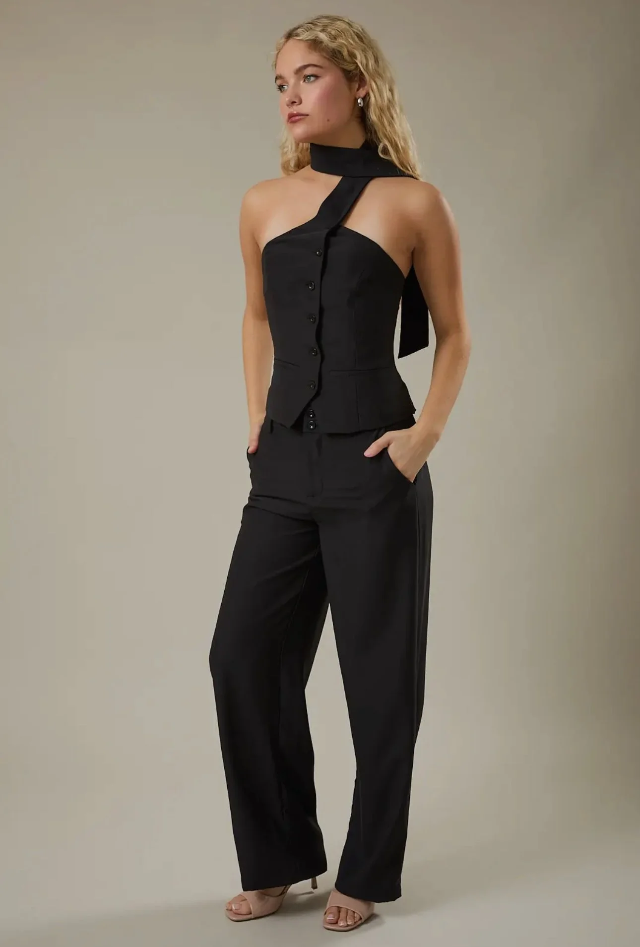 Run the room halter top