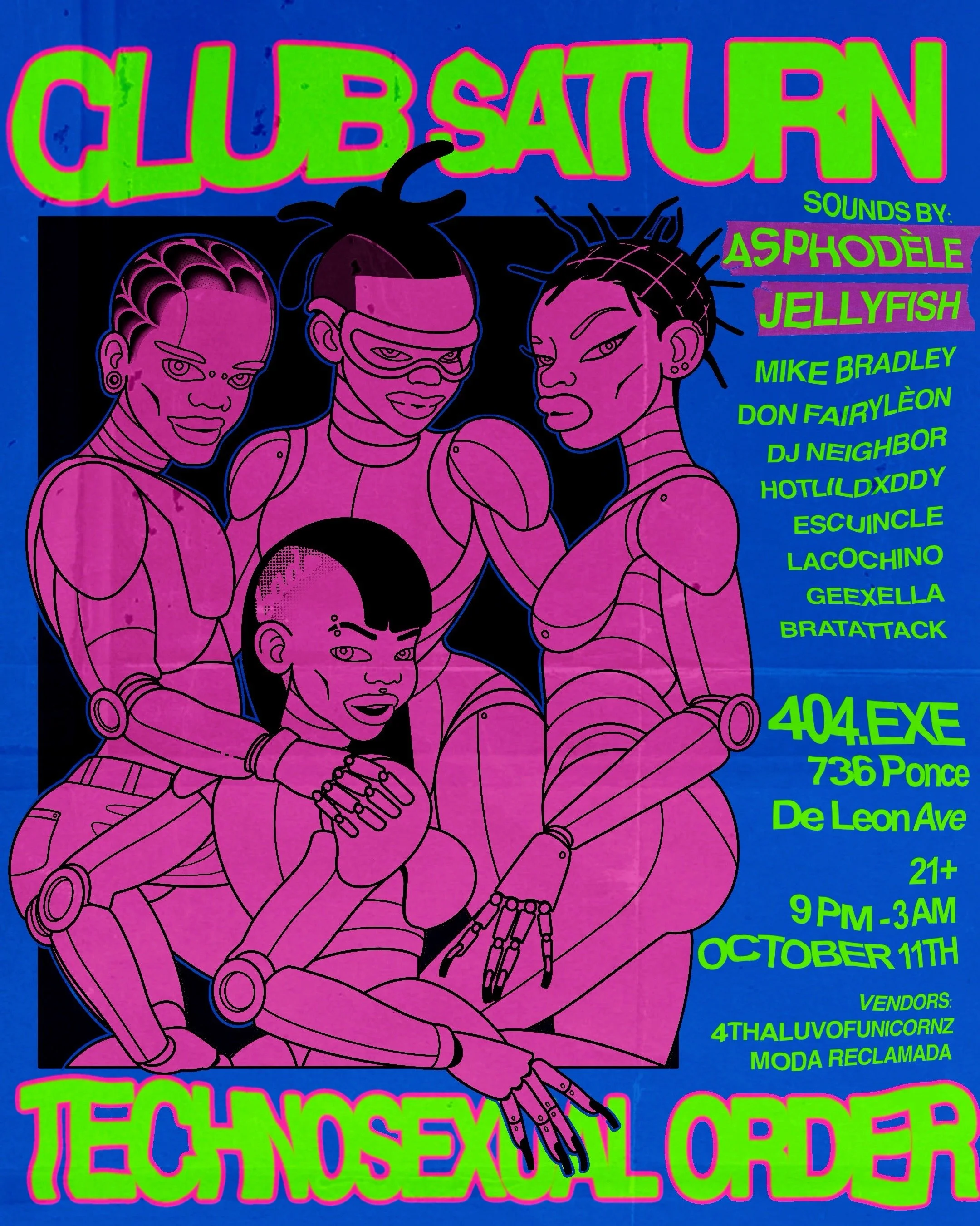 TECHNOSEXUAL ORDER X CLUB SATURN