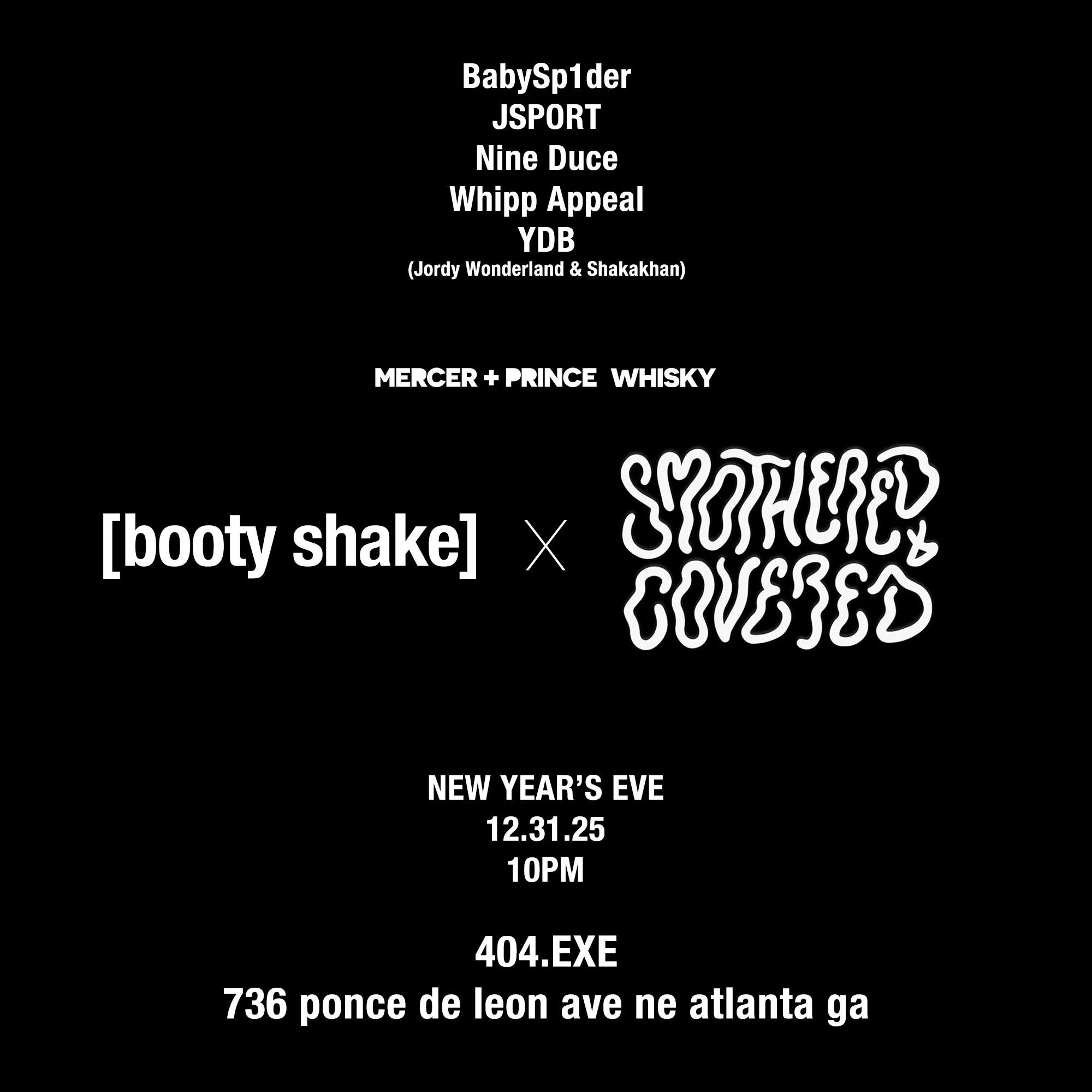 BOOTY SHAKE X SMOTHERED &amp; COVERED