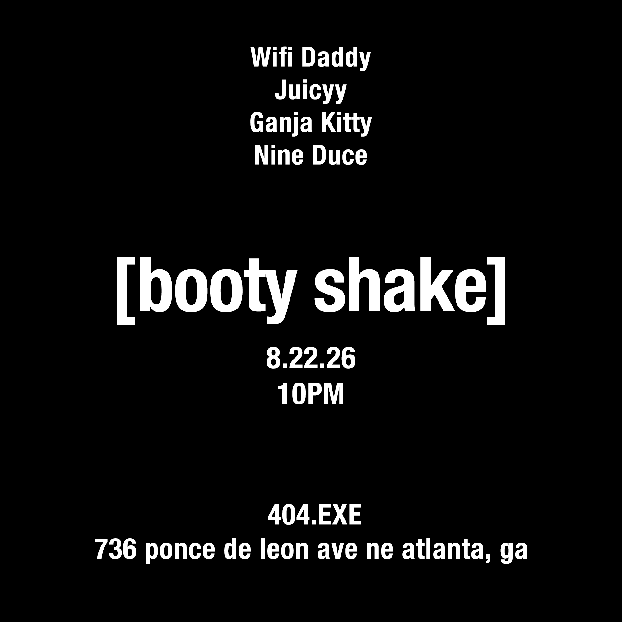 BOOTY SHAKE
