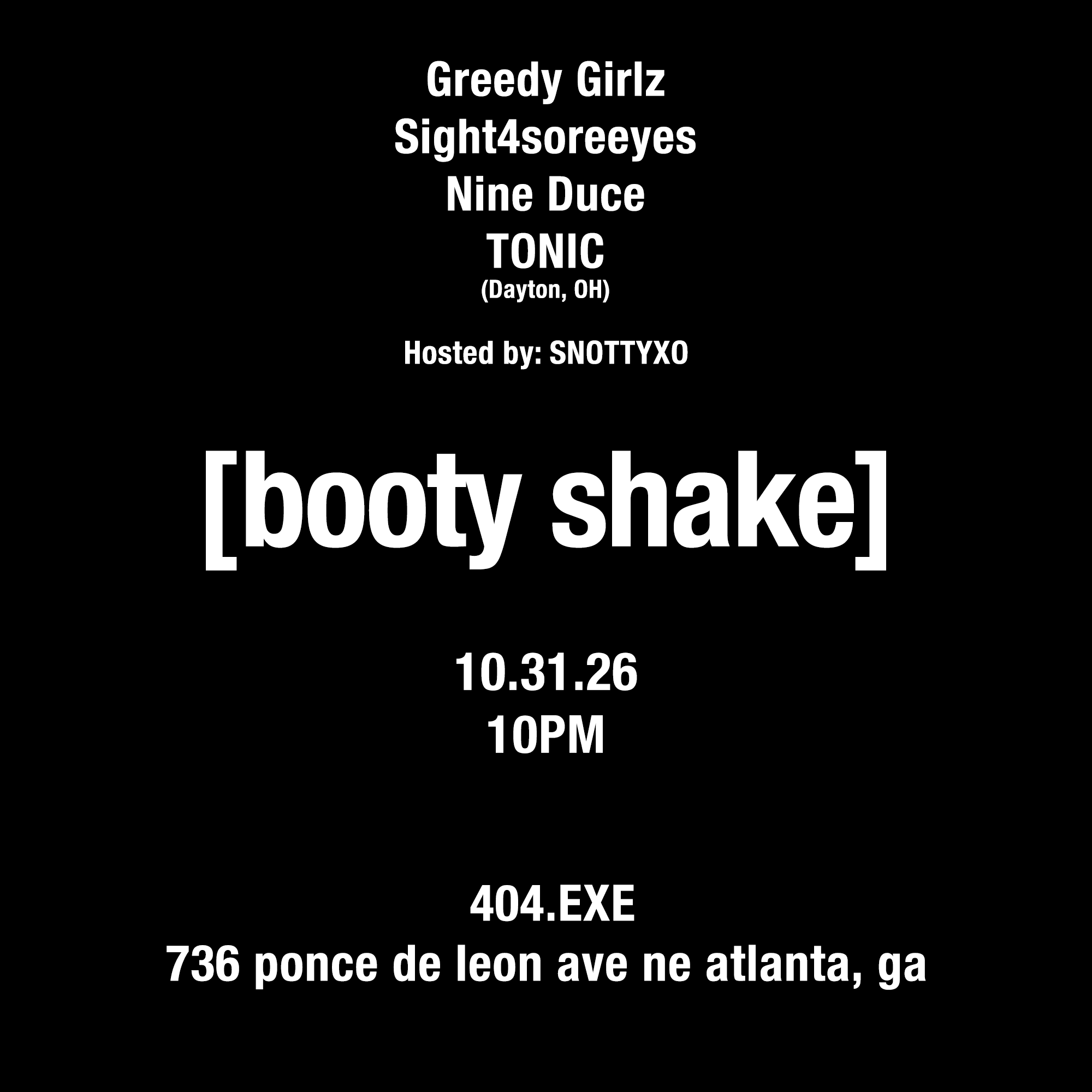 BOOTY SHAKE