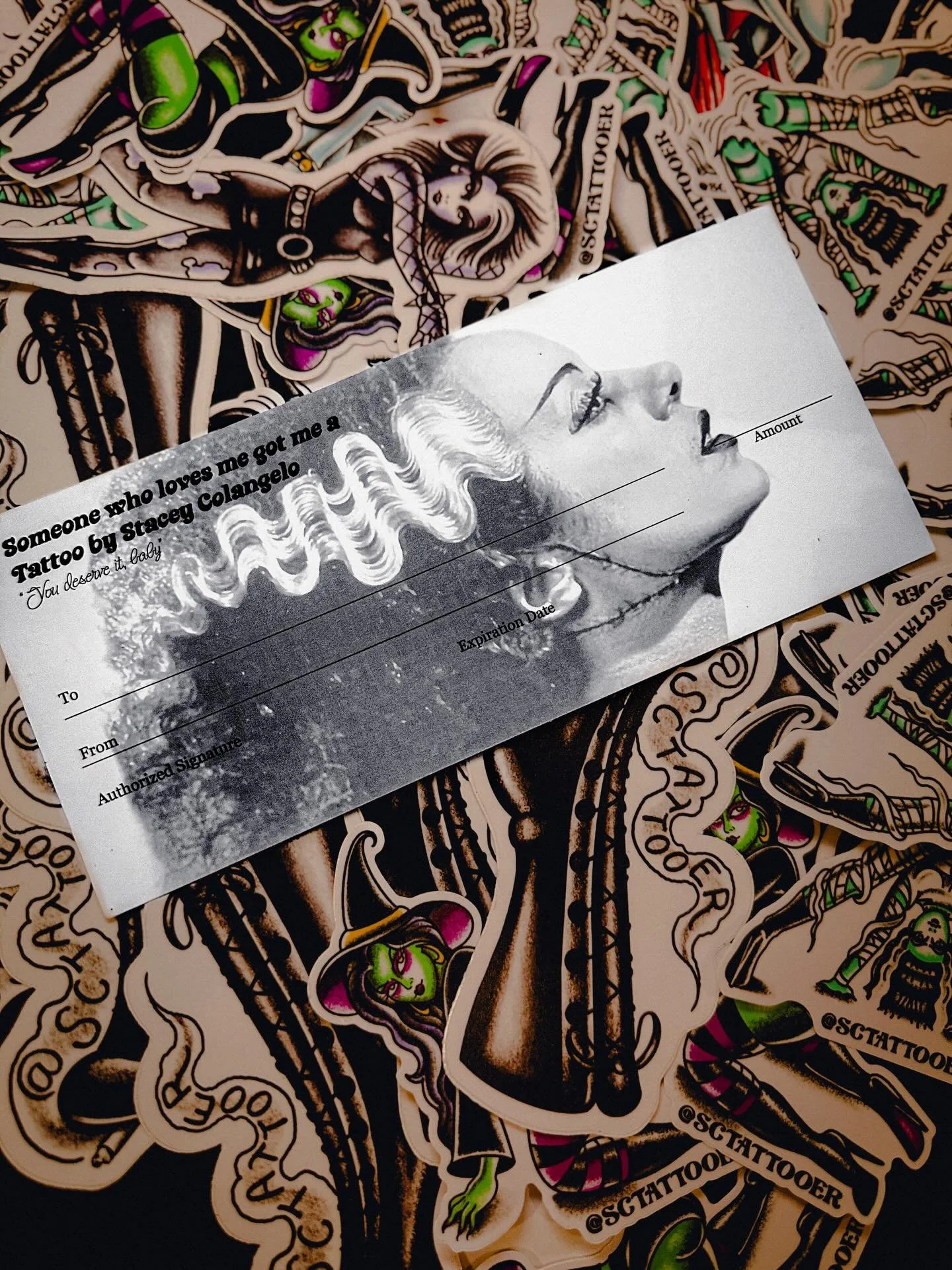 I&rsquo;VE GOT GIFT CERTIFICATES! 

Say what you want about them , when they&rsquo;re for something specific, they&rsquo;re not lazy! And what tattoo enthusiast loved one of yours would not be absolutely ecstatic about getting a new tattoo for Christ