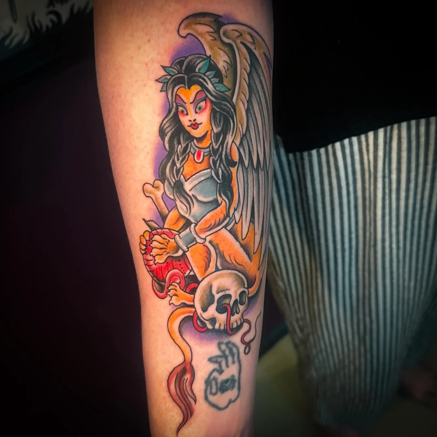 Weary travelers speak in whispers of her , terror and death comes to those who don&rsquo;t solve her riddle, but have you ever tried throwing a ball of yarn in front of the Sphinx? She&rsquo;s still just a playful kitty at heart!!! 

Thanks to one of