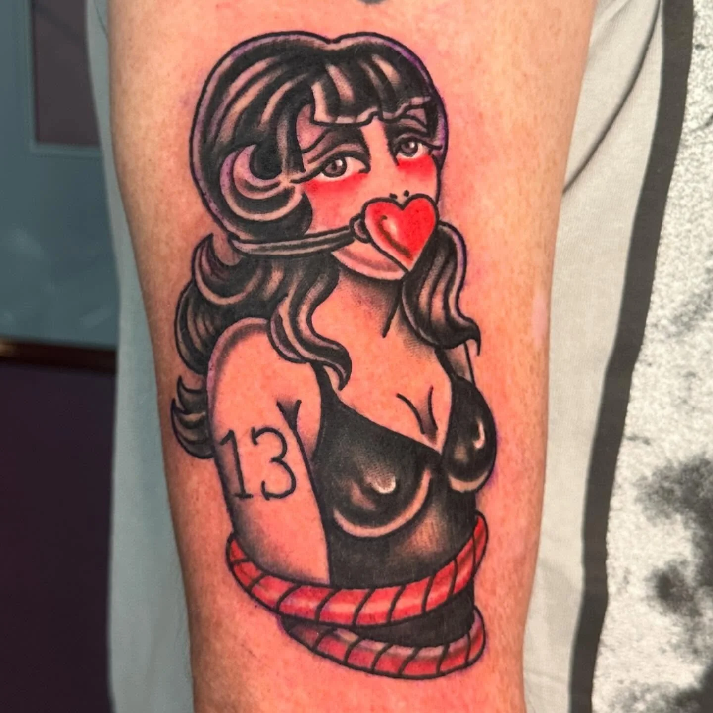 Very much in love with these two tattoos I got to do a few days ago on a wonderful couple, thank you Josh and Gabriella! 

I love pinups of any kind and 90s love songs. DM me with your ideas!