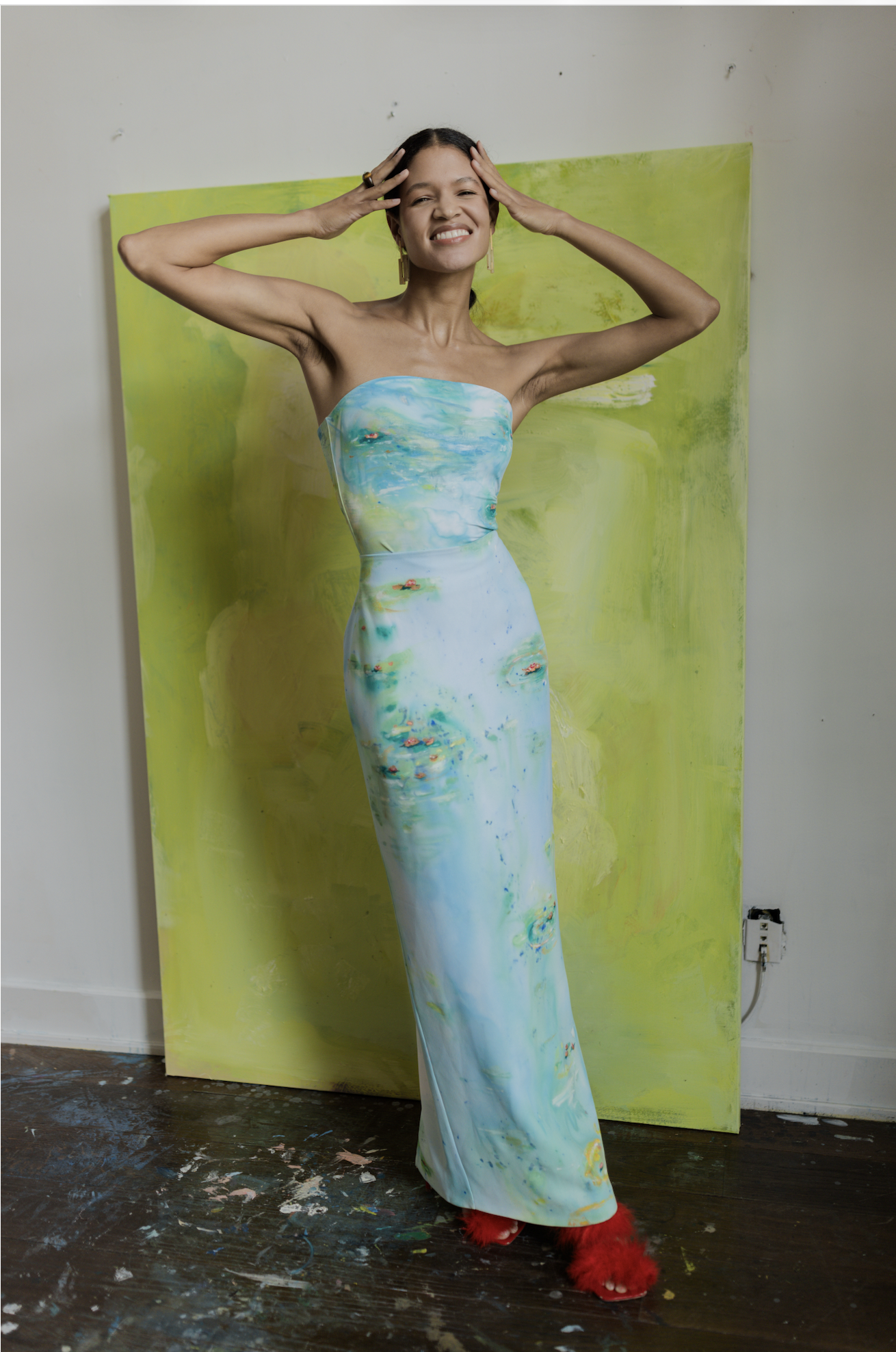 waterlilies i set - top + skirt set - *Pinterest Met Gala featured set