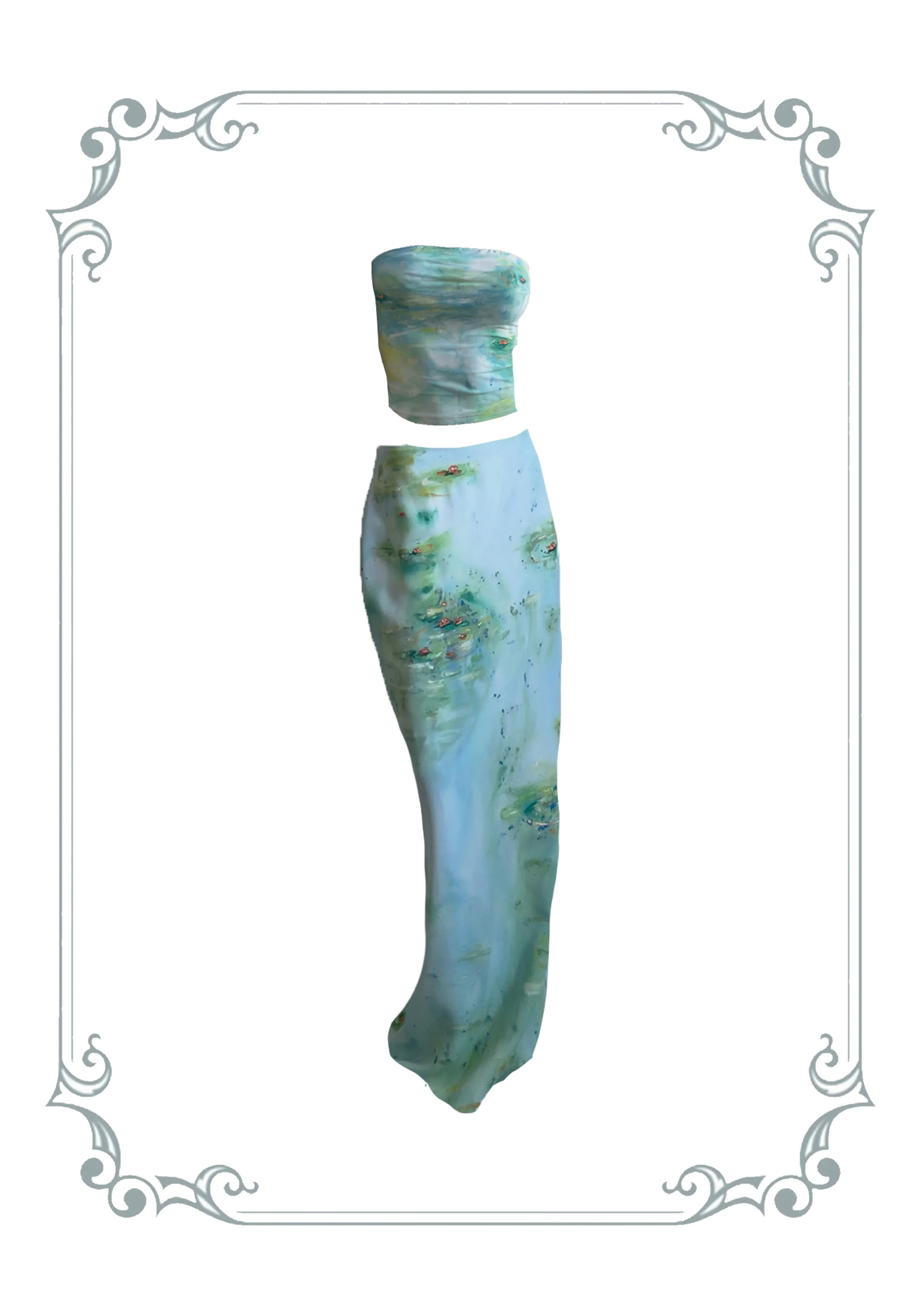 waterlilies i set - top + skirt set - *Pinterest Met Gala featured dress