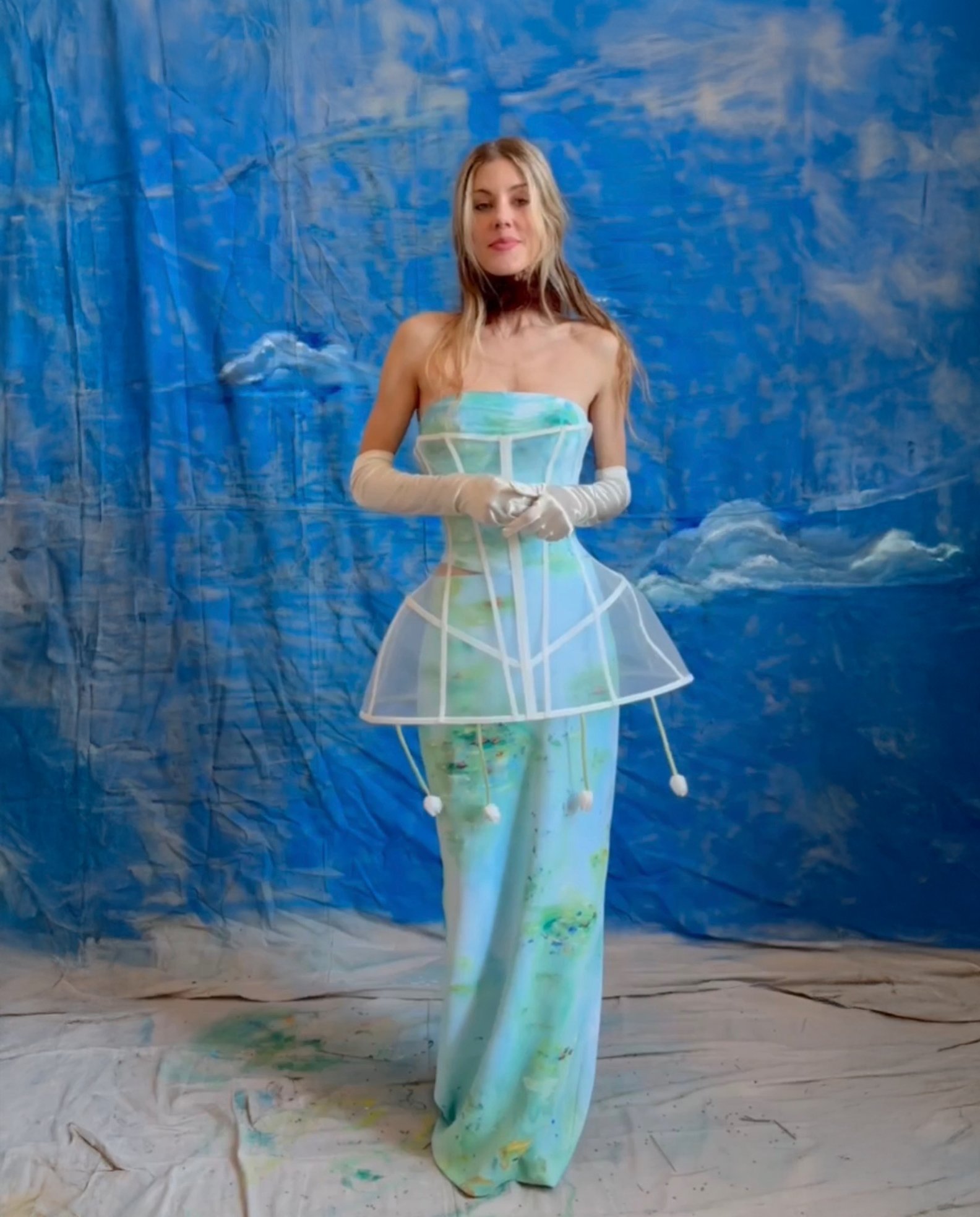 waterlilies i dress (Pinterest MET GALA featured dress)