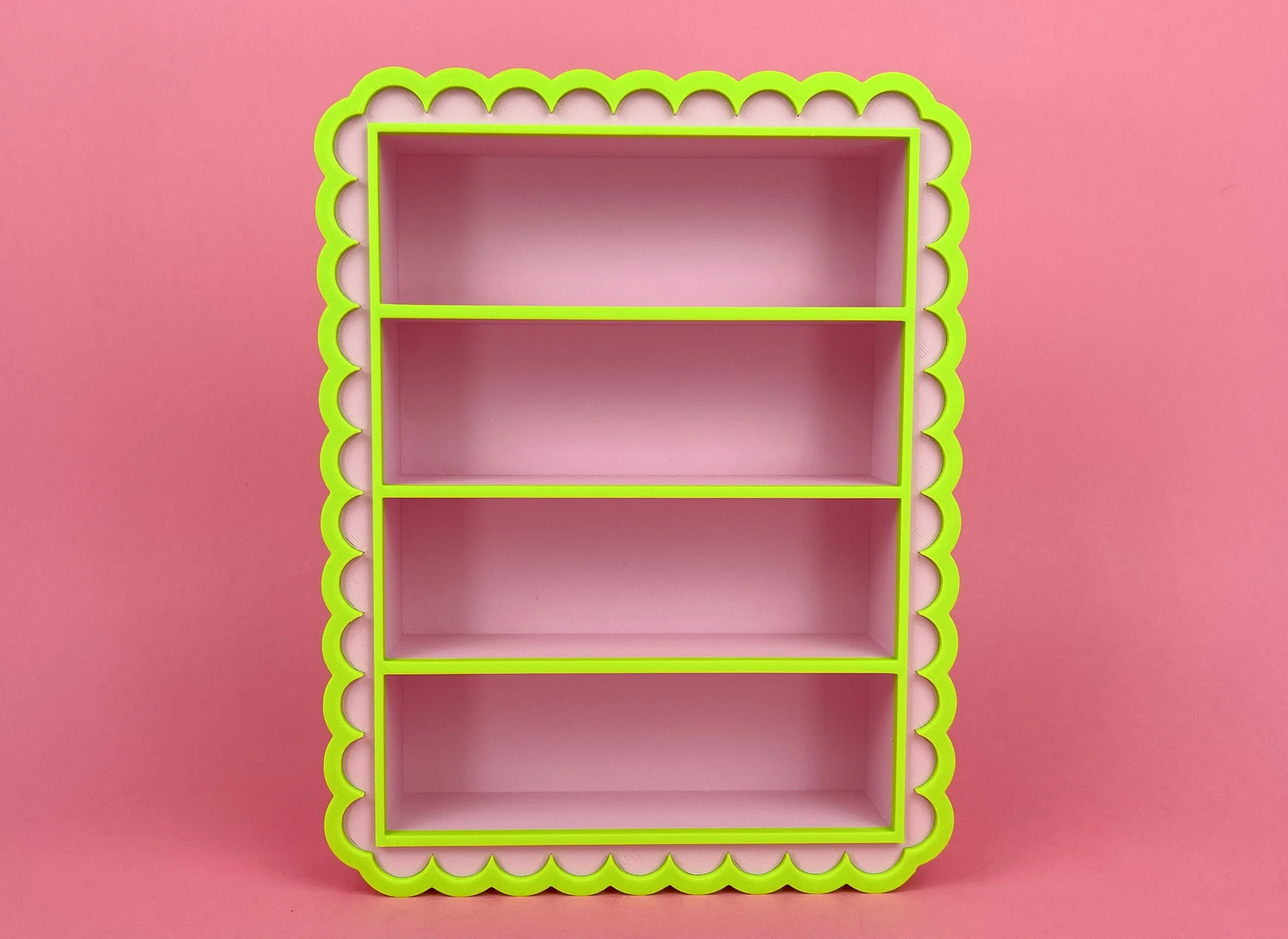 4 Slot Pastel Display Shelf
