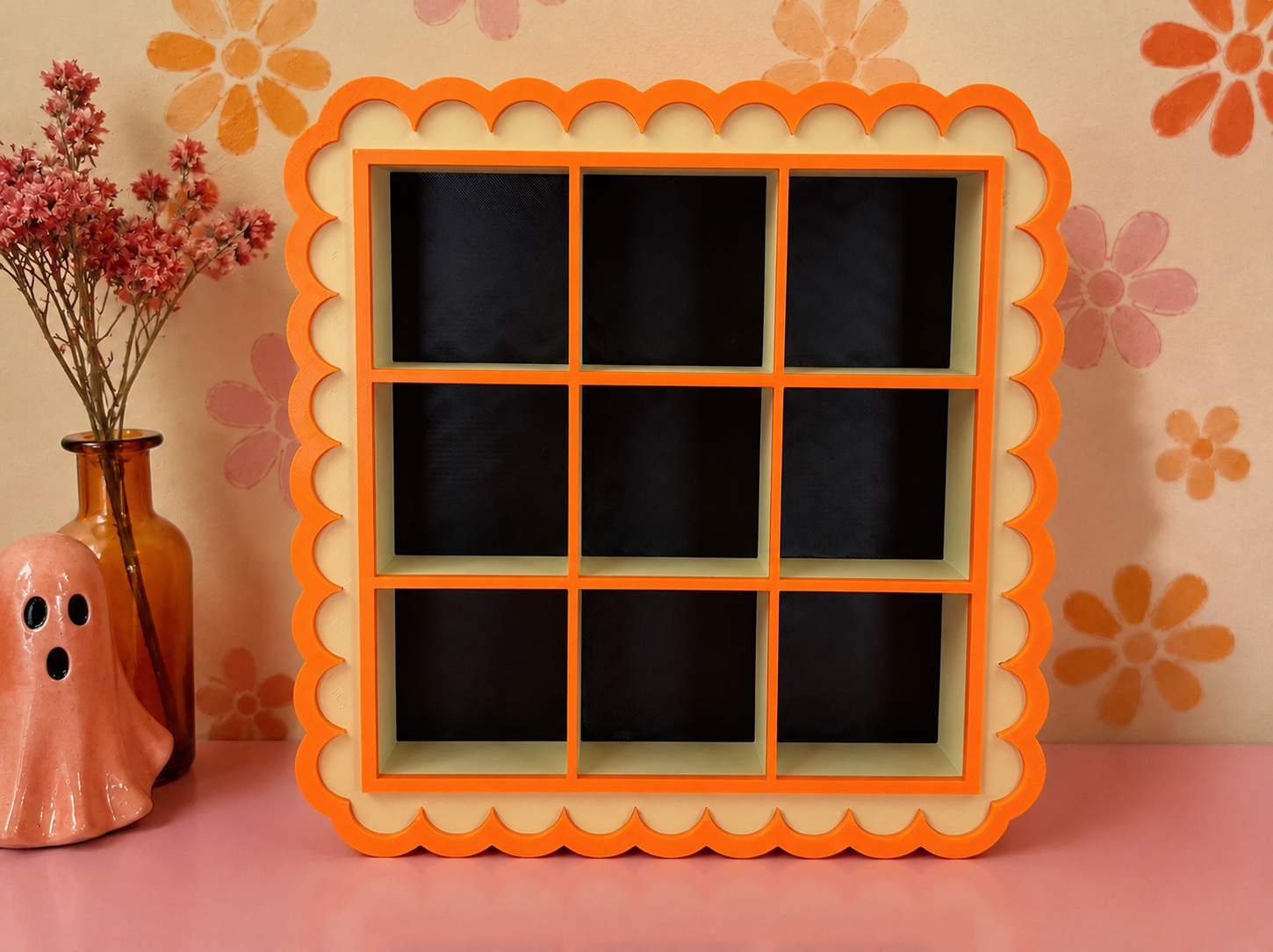 10 x 10 - 9 Slot Halloween Display Shelf