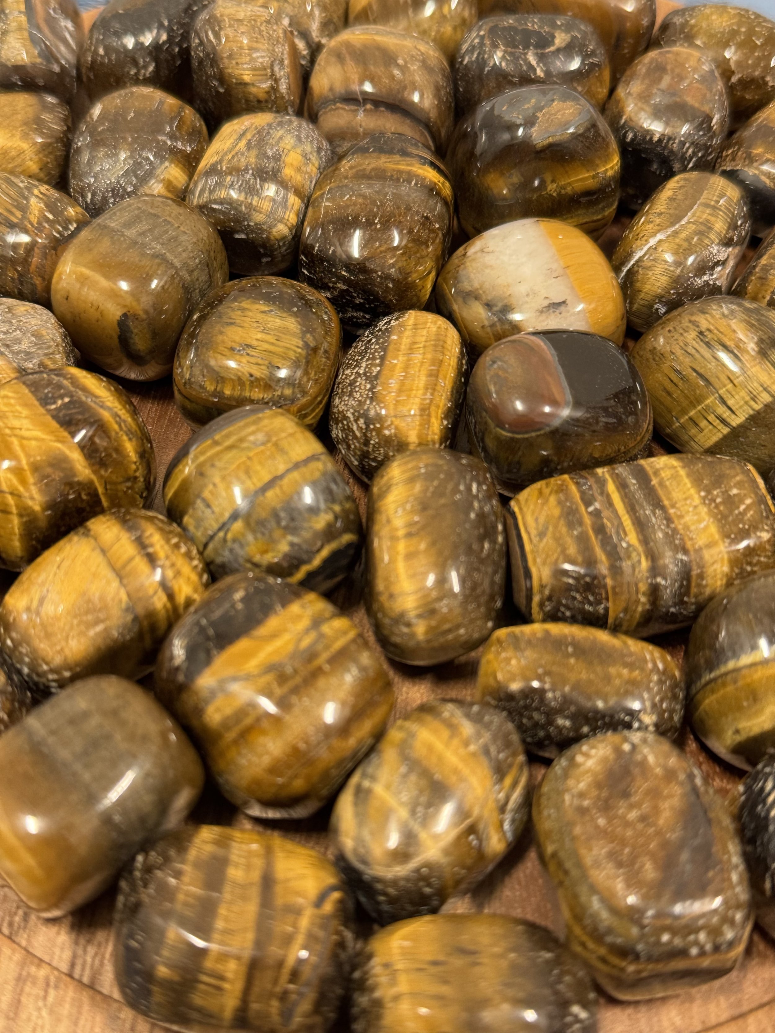 Tiger’s Eye Tumble Stones