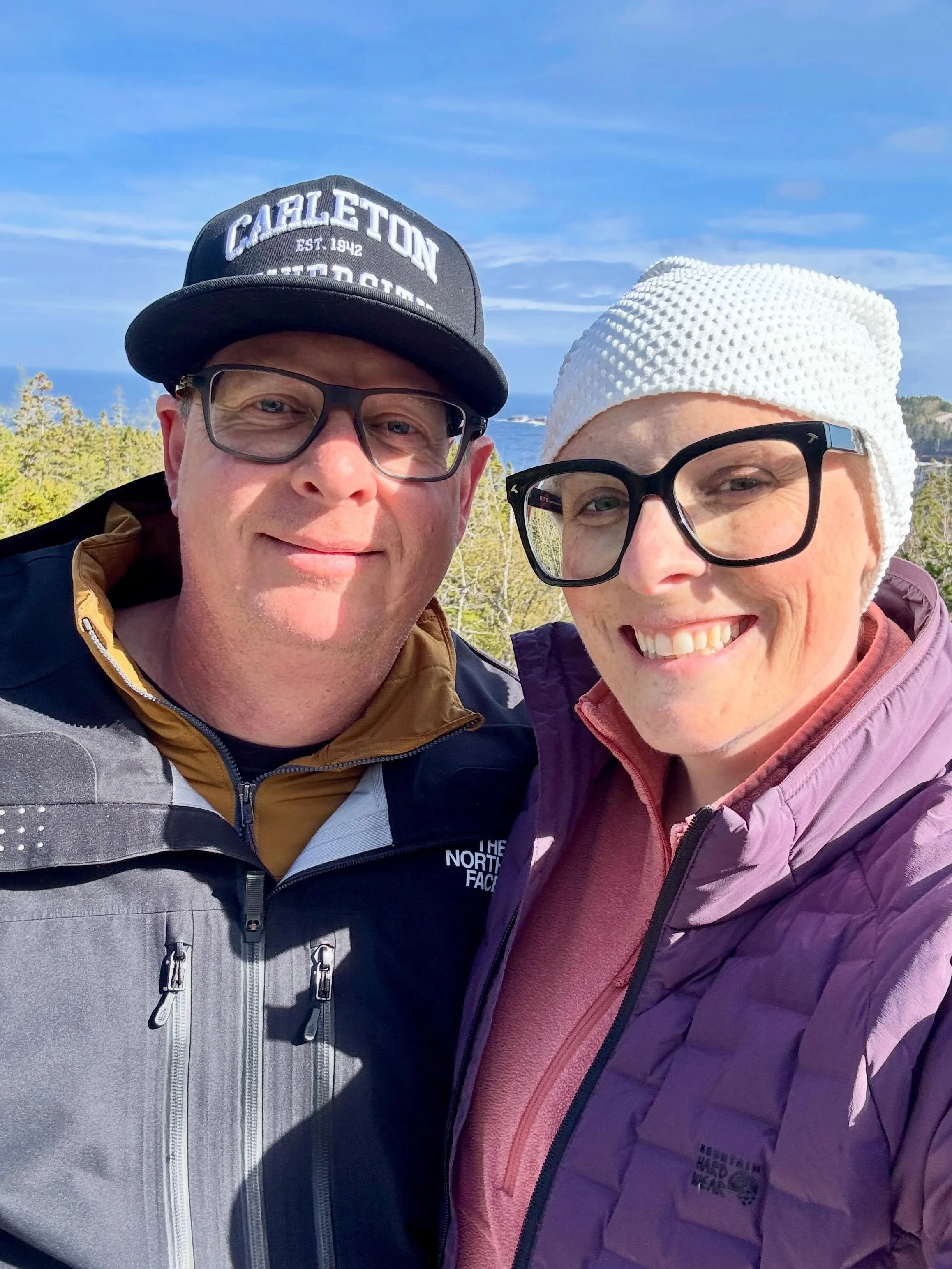 Mr. McAllister has taken to rubbing my head for luck.

(She rolls her eyes dramatically.)

My loving family continue to believe themselves gifted comedians, constantly workshopping new nicknames for me. This weekend Mark debuted a fresh contender: St