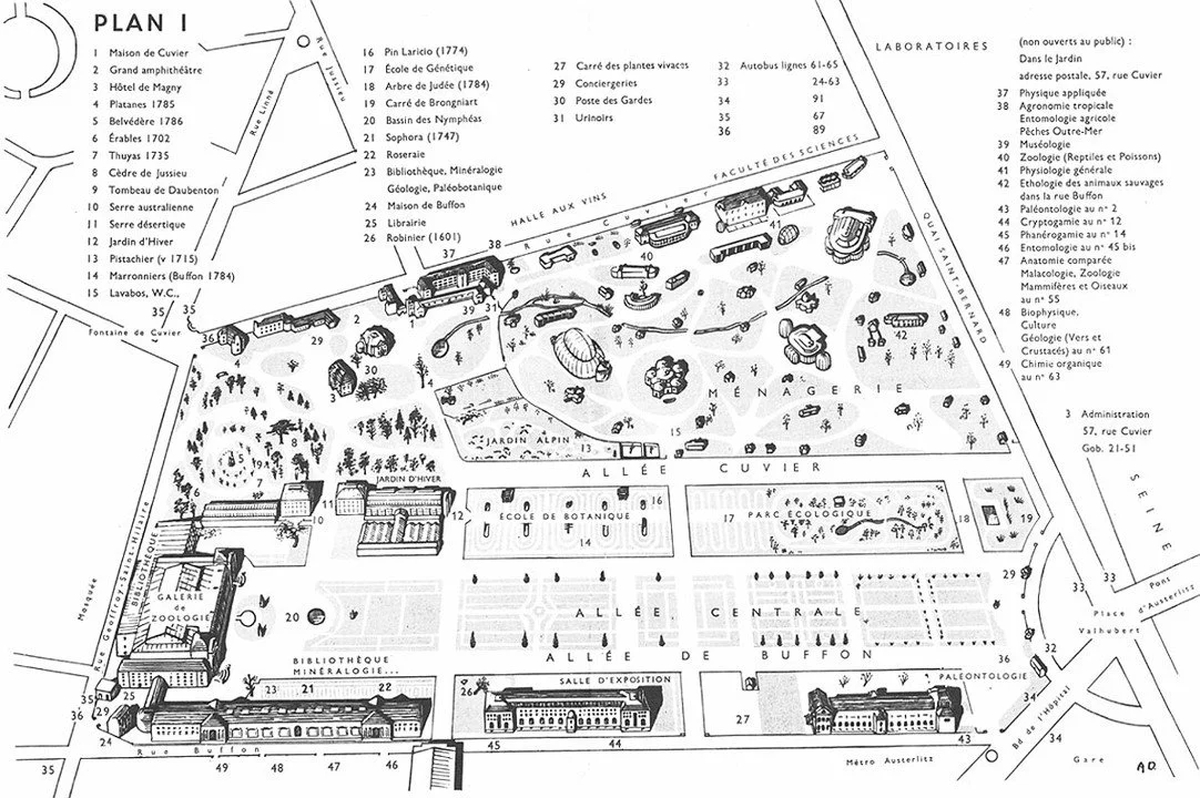 Map of Jardin des Plantes