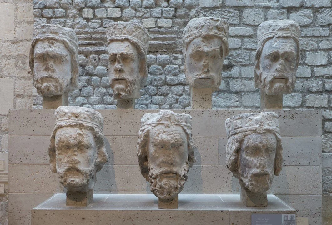 Original heads at Museum Cluny
