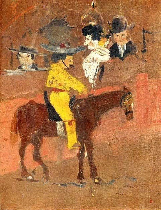 His first painting