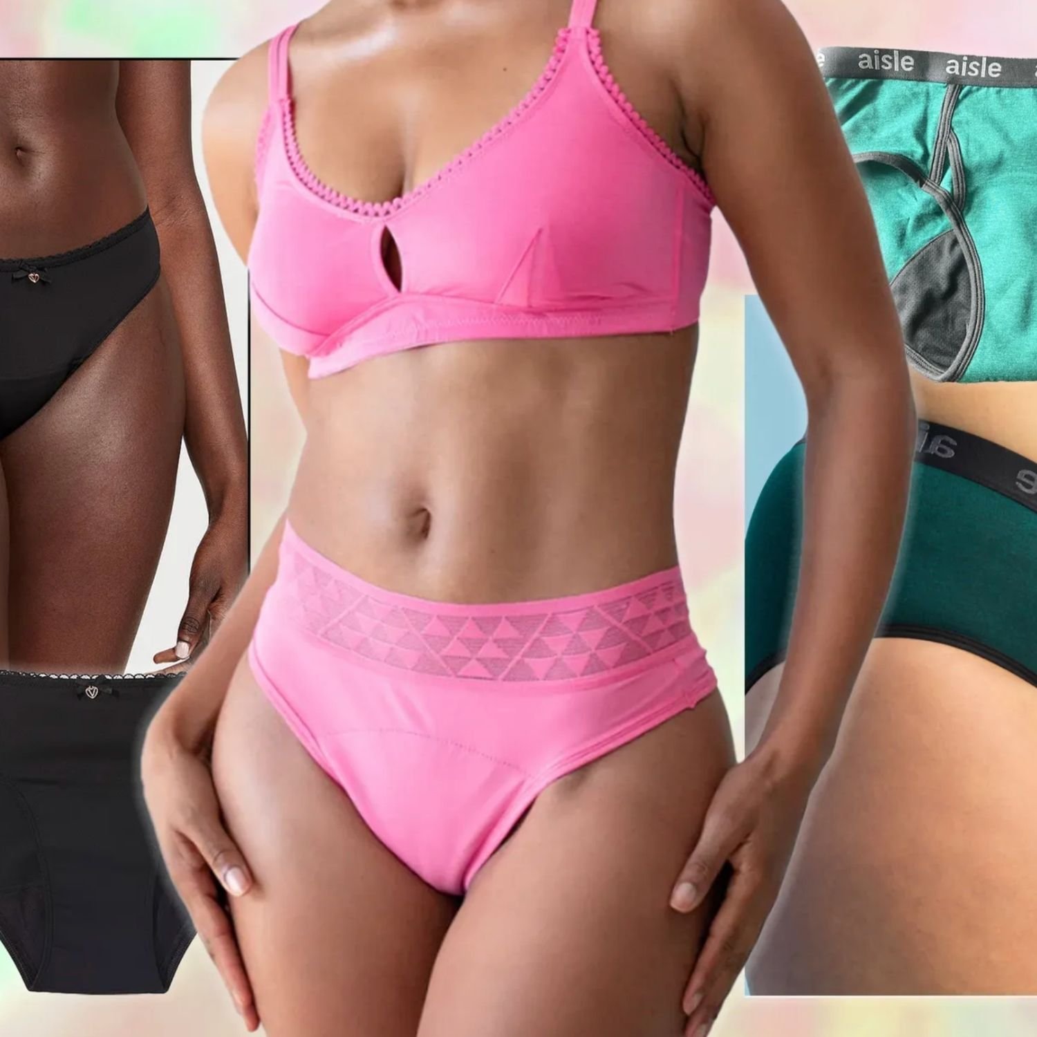 Three Models Wearing Period Underwear in Different Styles.jpg