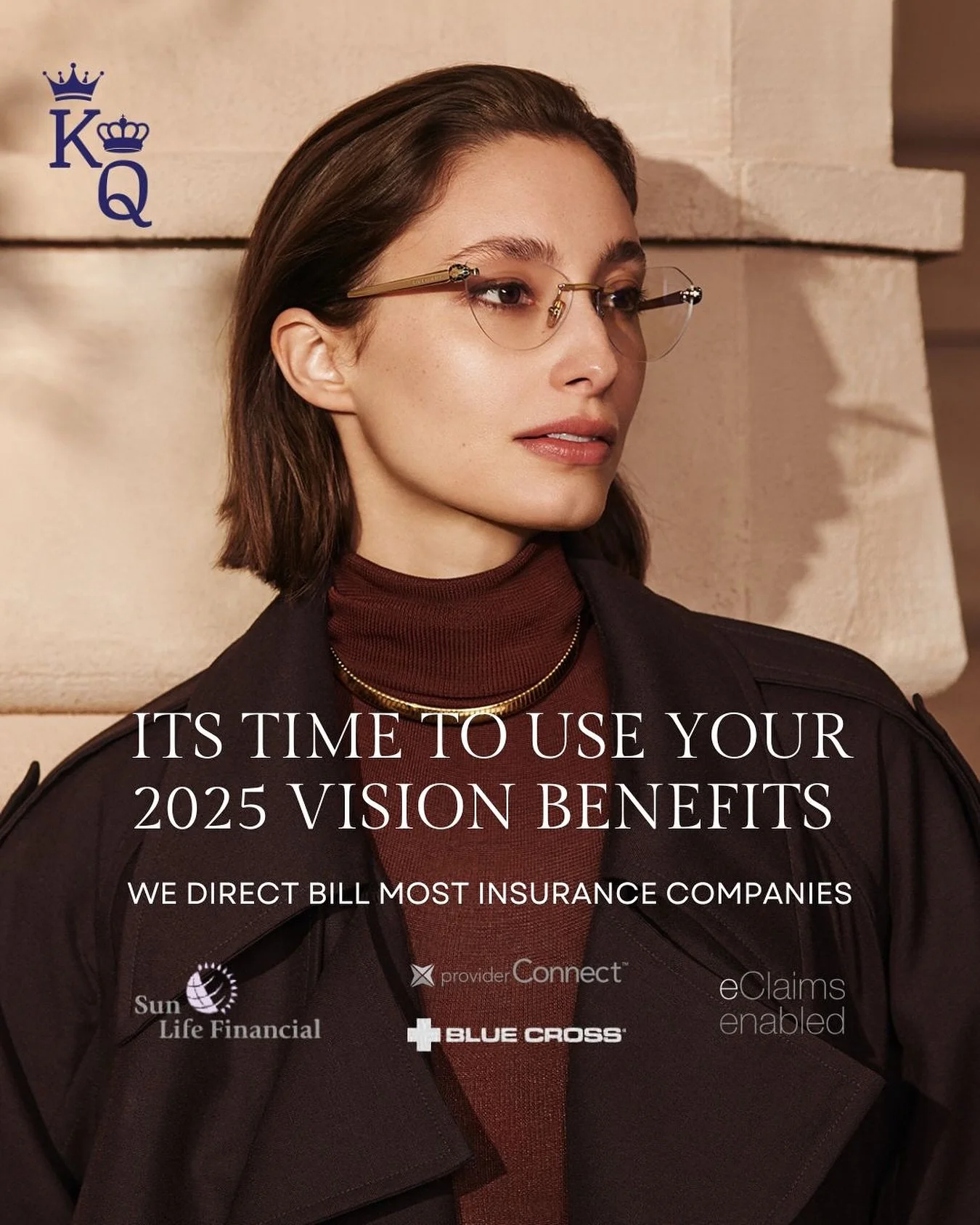 👁️✨ It&rsquo;s that time again &mdash; your 2025 vision benefits are ready to use!

Whether you need a new pair of glasses, an updated prescription, or simply want to refresh your look, we make it easy. At @kingandqueenopticians we direct bill most 