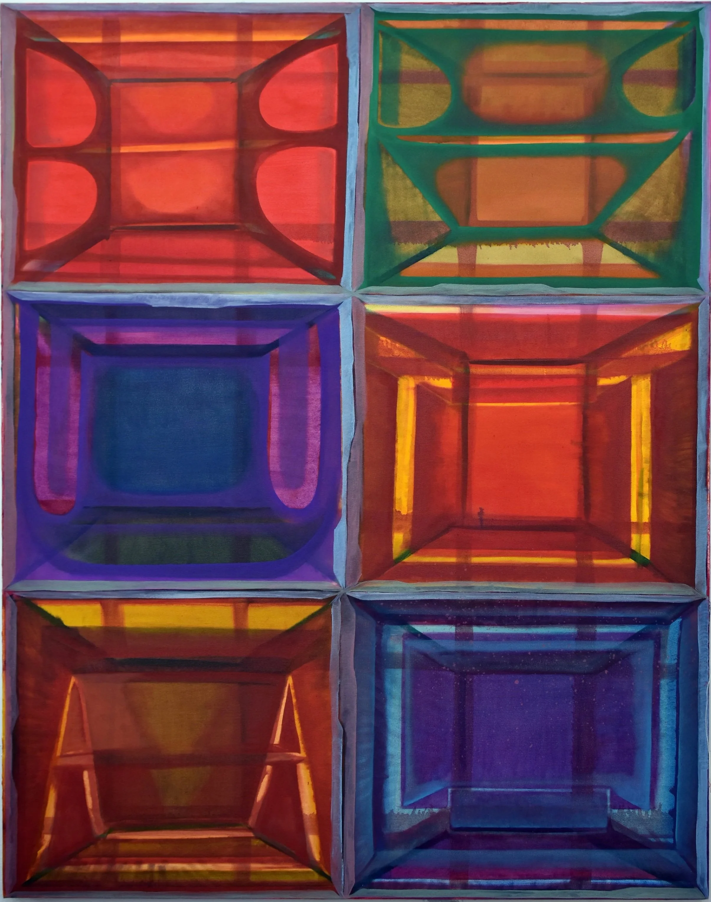 BRUTAL, 2024, oil on canvas, 62x48 inches