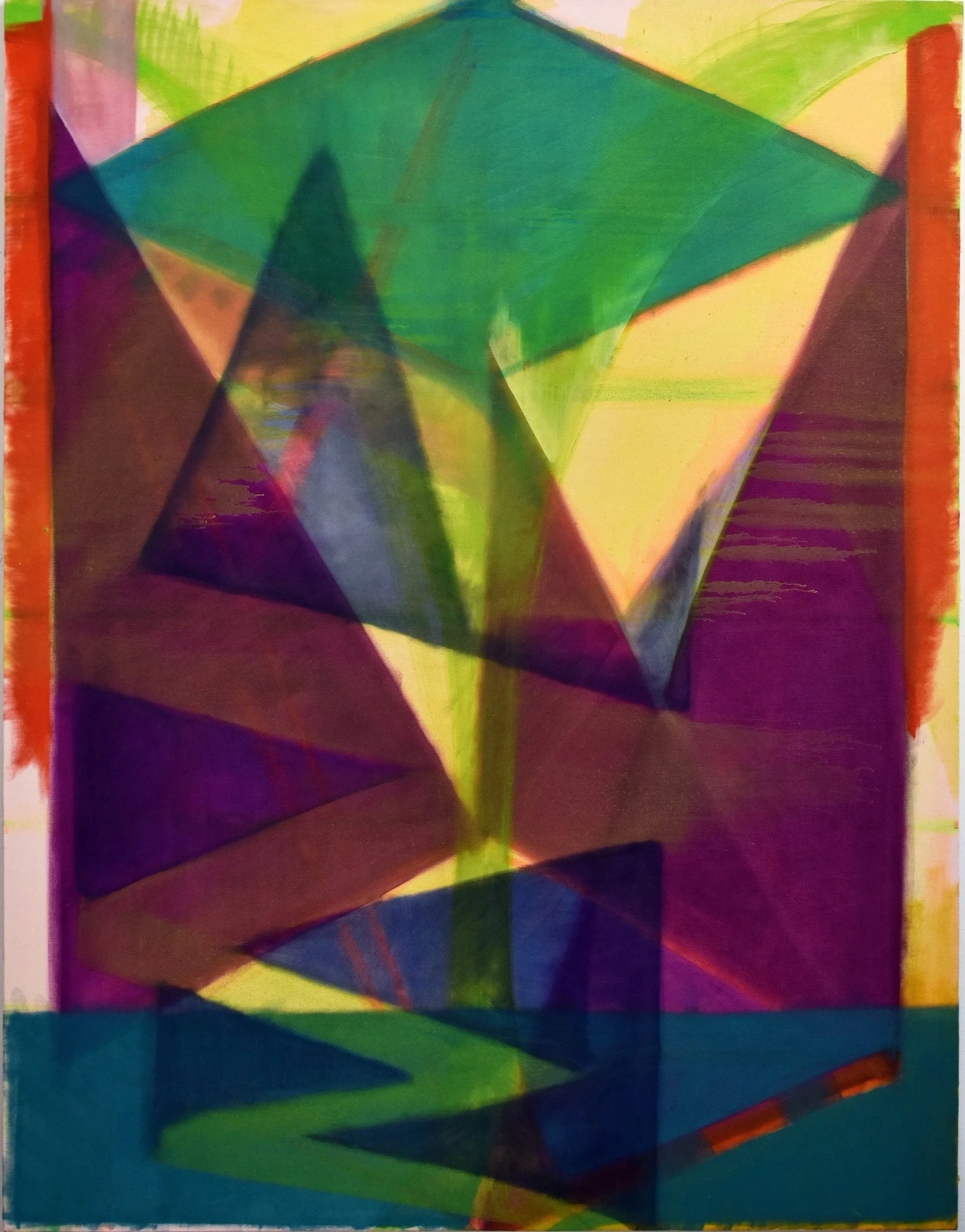 sour gravity, 2024, oil on canvas, 62x48 inches