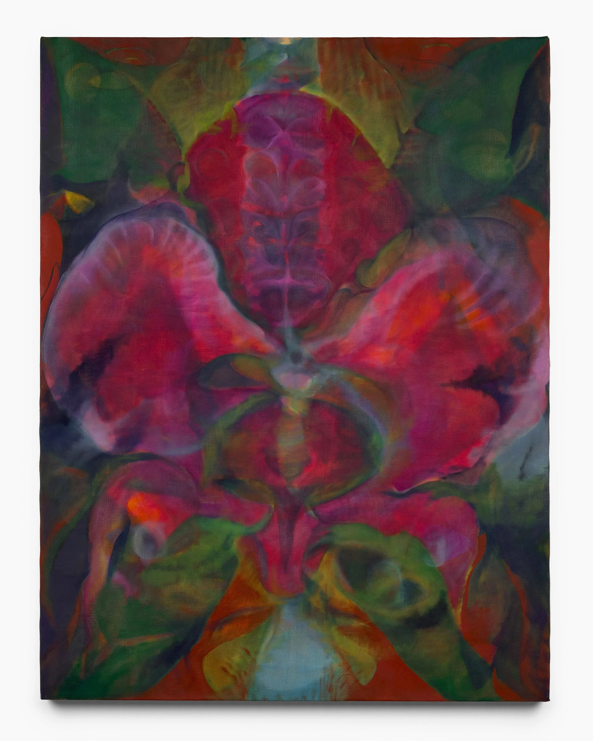 The everlasting necklace, 2025, oil on linen, 48 x 37 inches