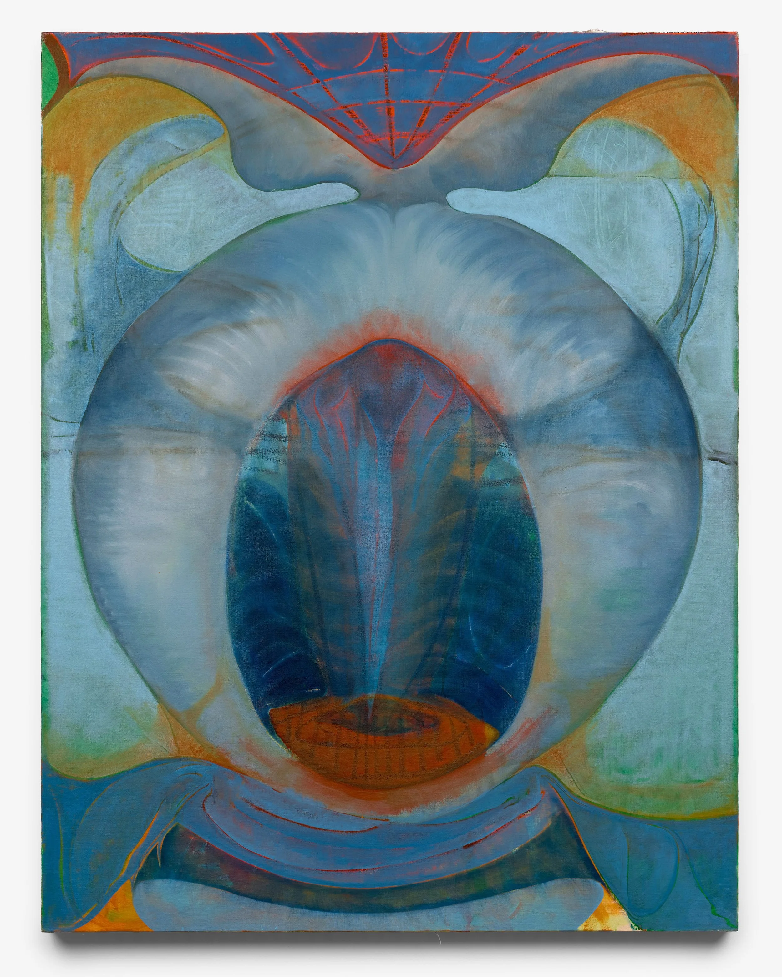 heavenly nitrile, oil on linen, 2023, 62 x 48 inches