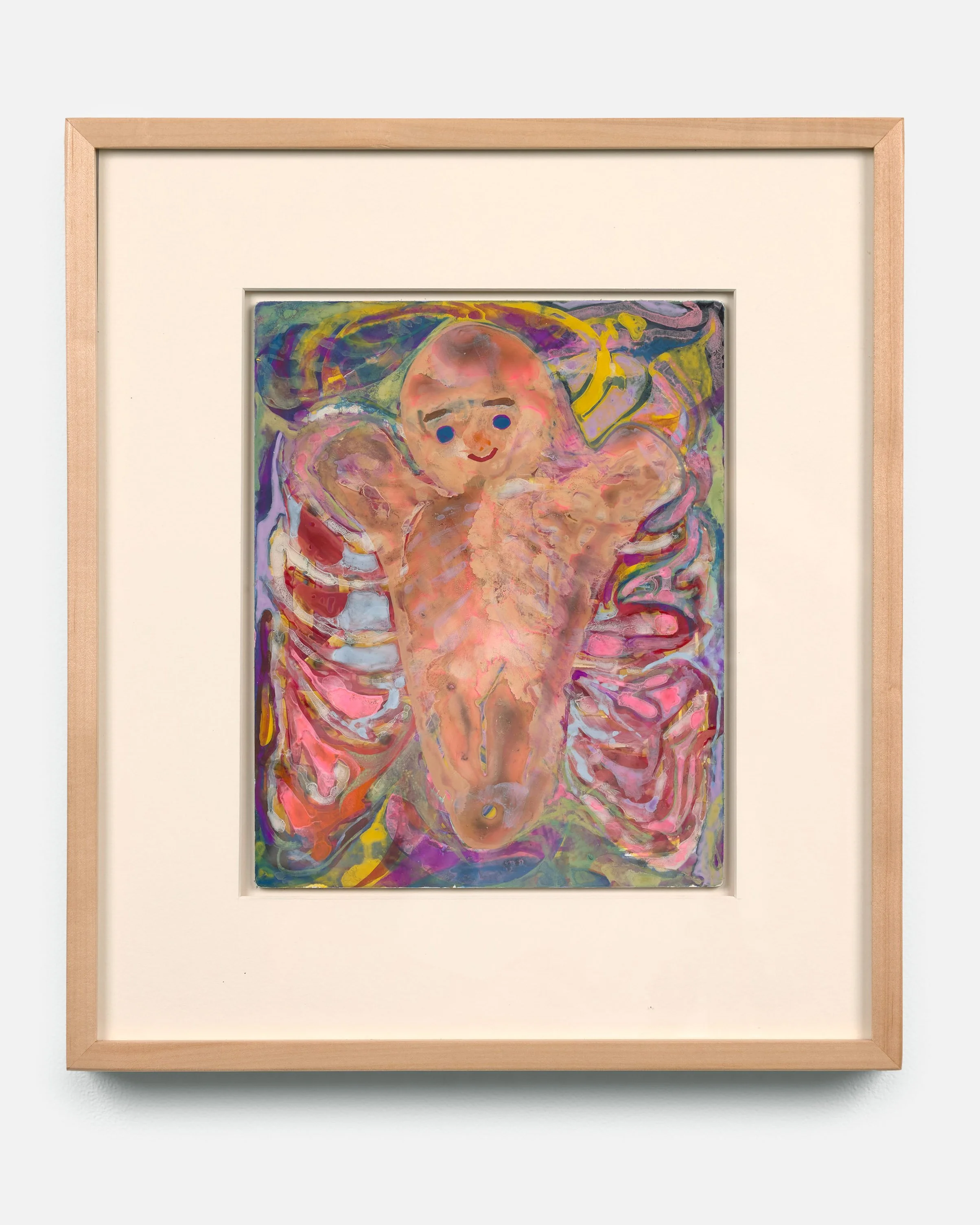 Dense sentiment, 2026, gouache on yupo, 10 x 8 inches