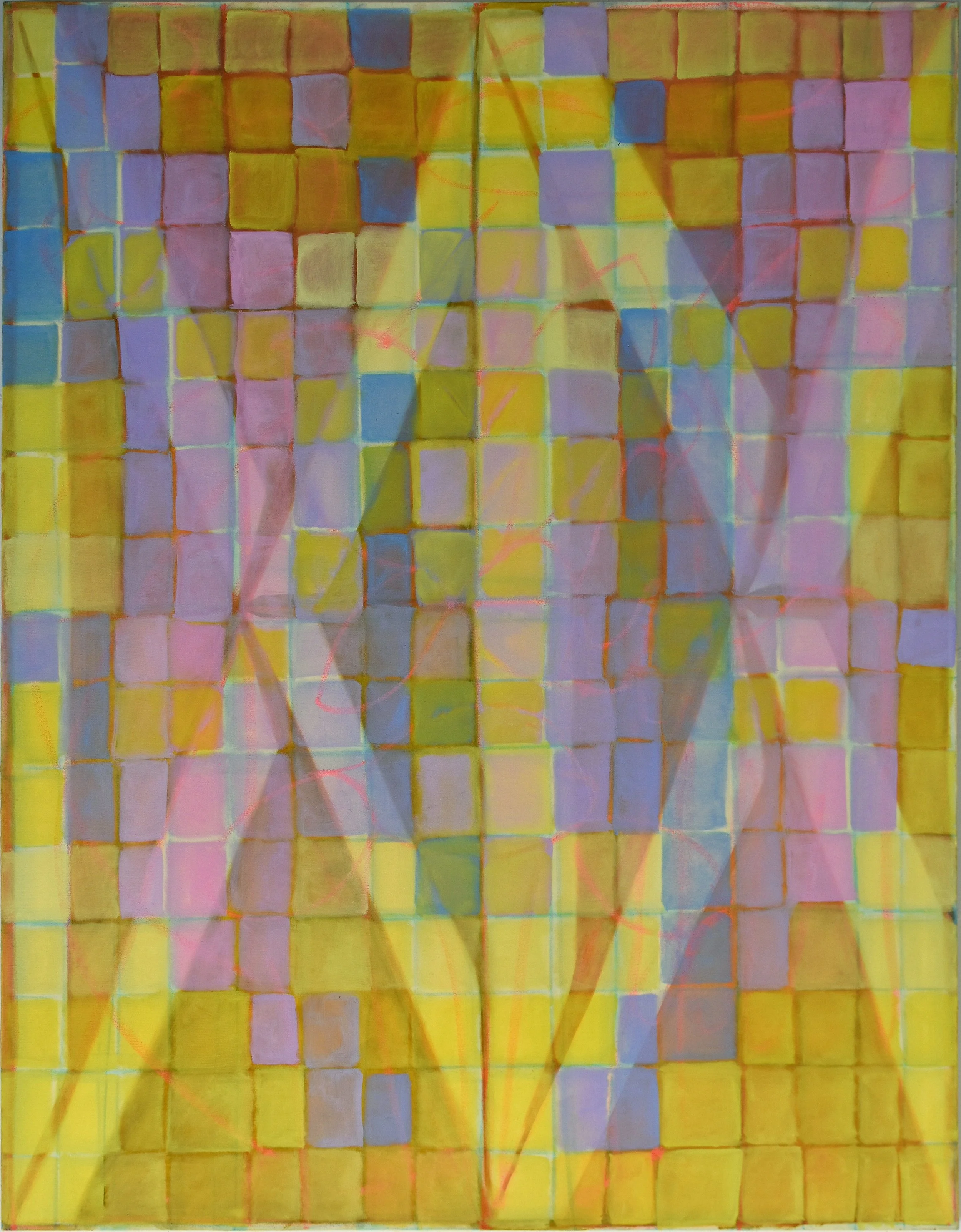 friendship bracelet, 2024
oil on canvas, 62x48 inches