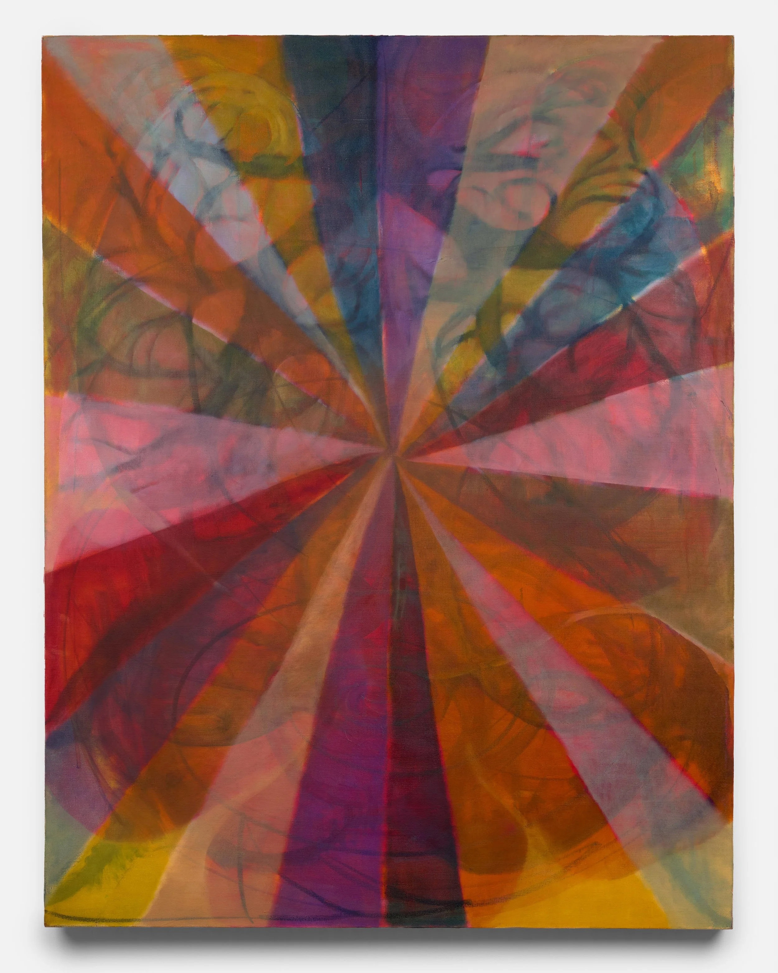 unclouded, 2025, oil on linen, 62 x 48 inches