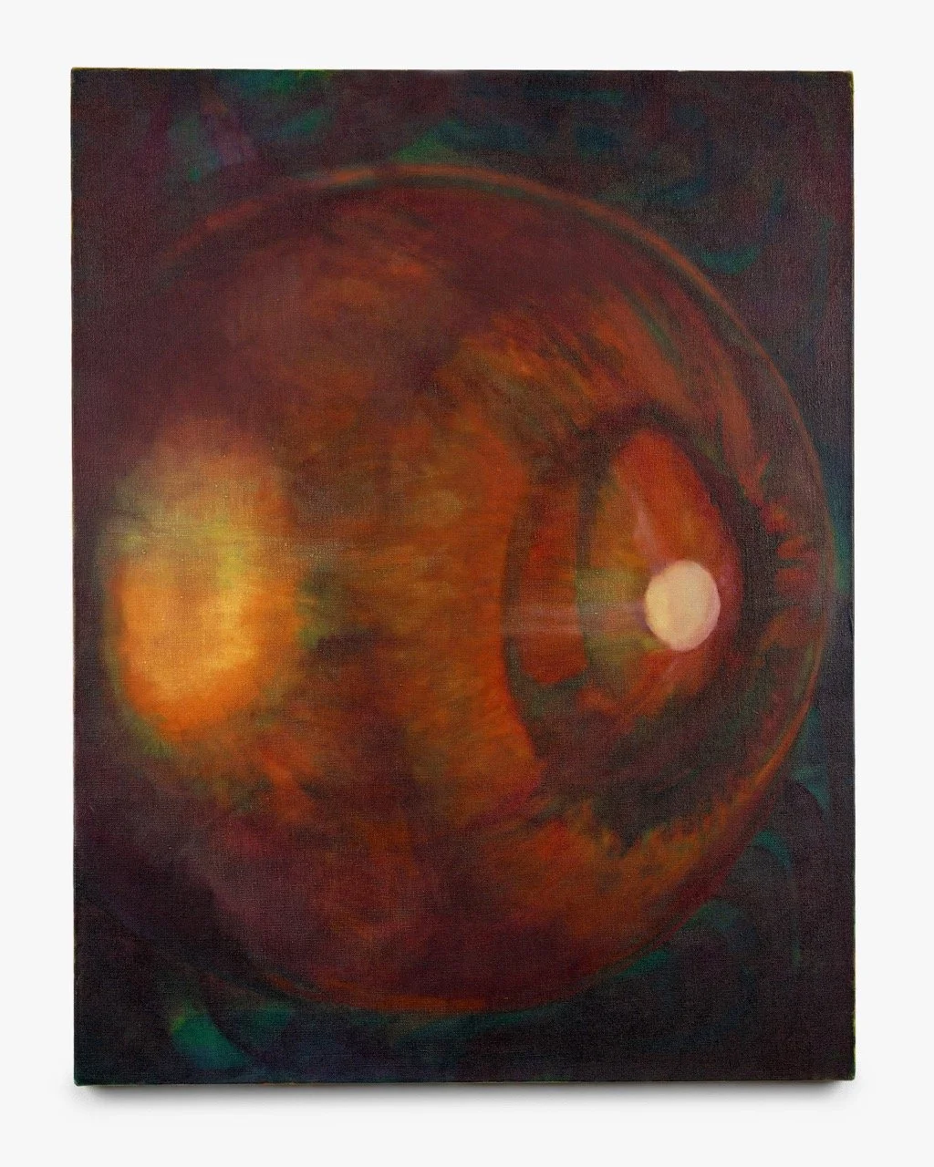 Belated Light (Votive), 2026, oil on linen, 37 x 28.5 inches