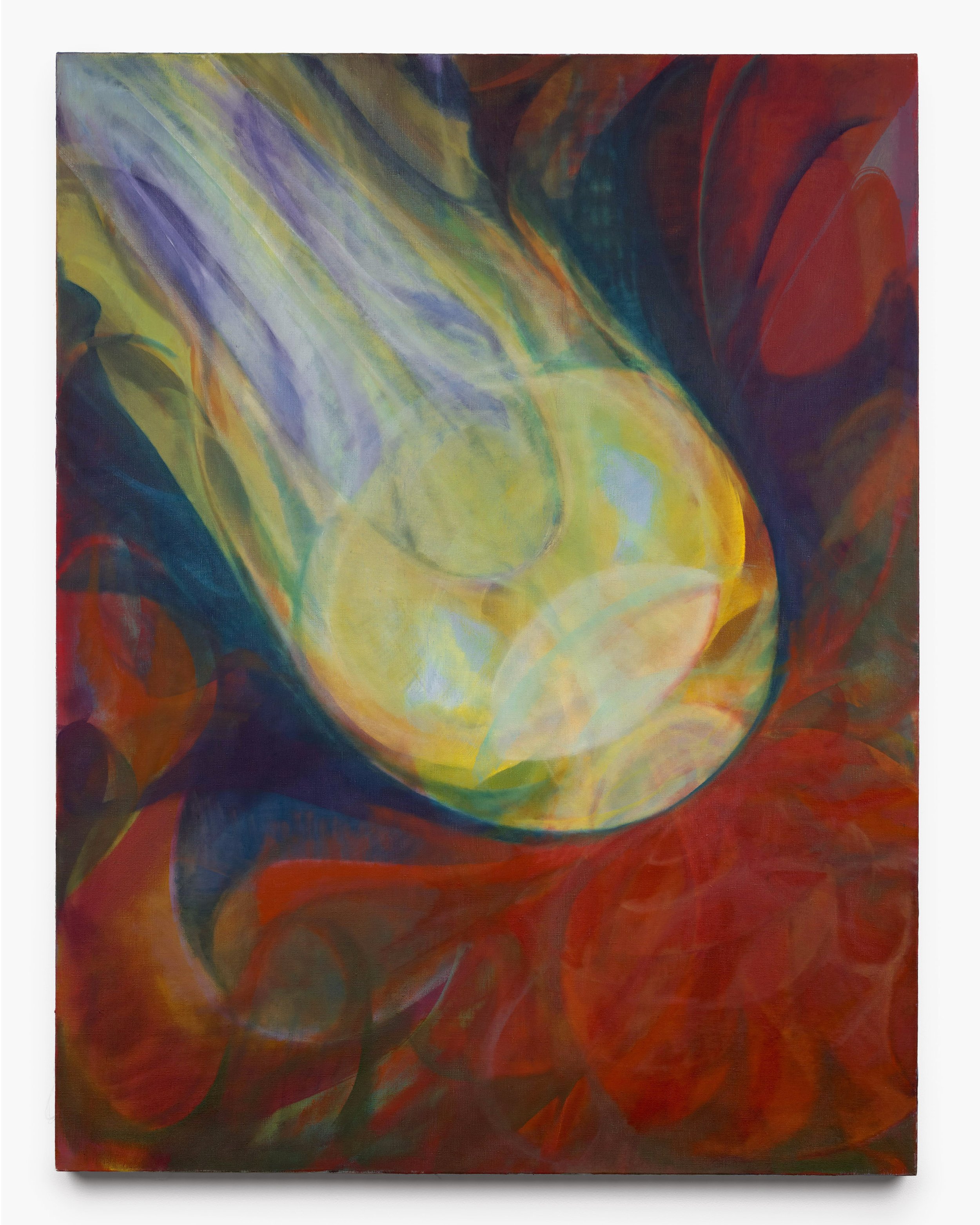 Catastrophic yearning, 2025, oil on linen, 48 x 37 inches