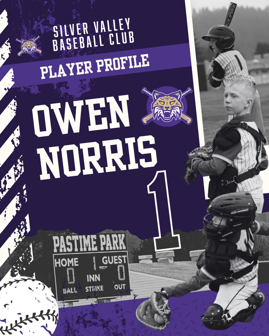 Owen Norris: Catcher, 1st, Pitcher