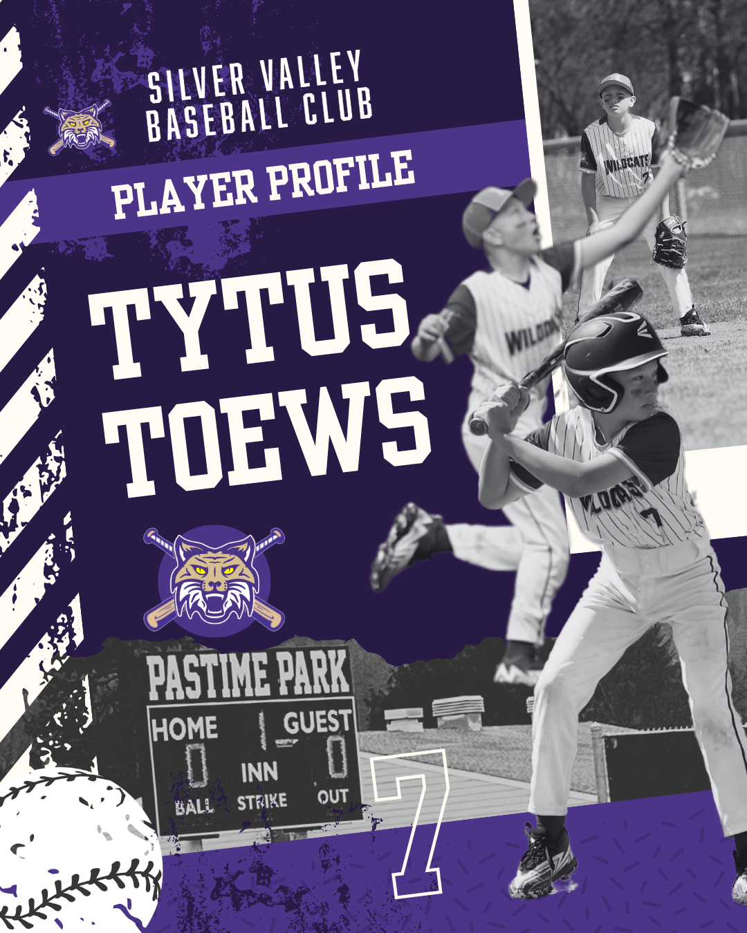 Tytus Toews: Outfield, 3rd