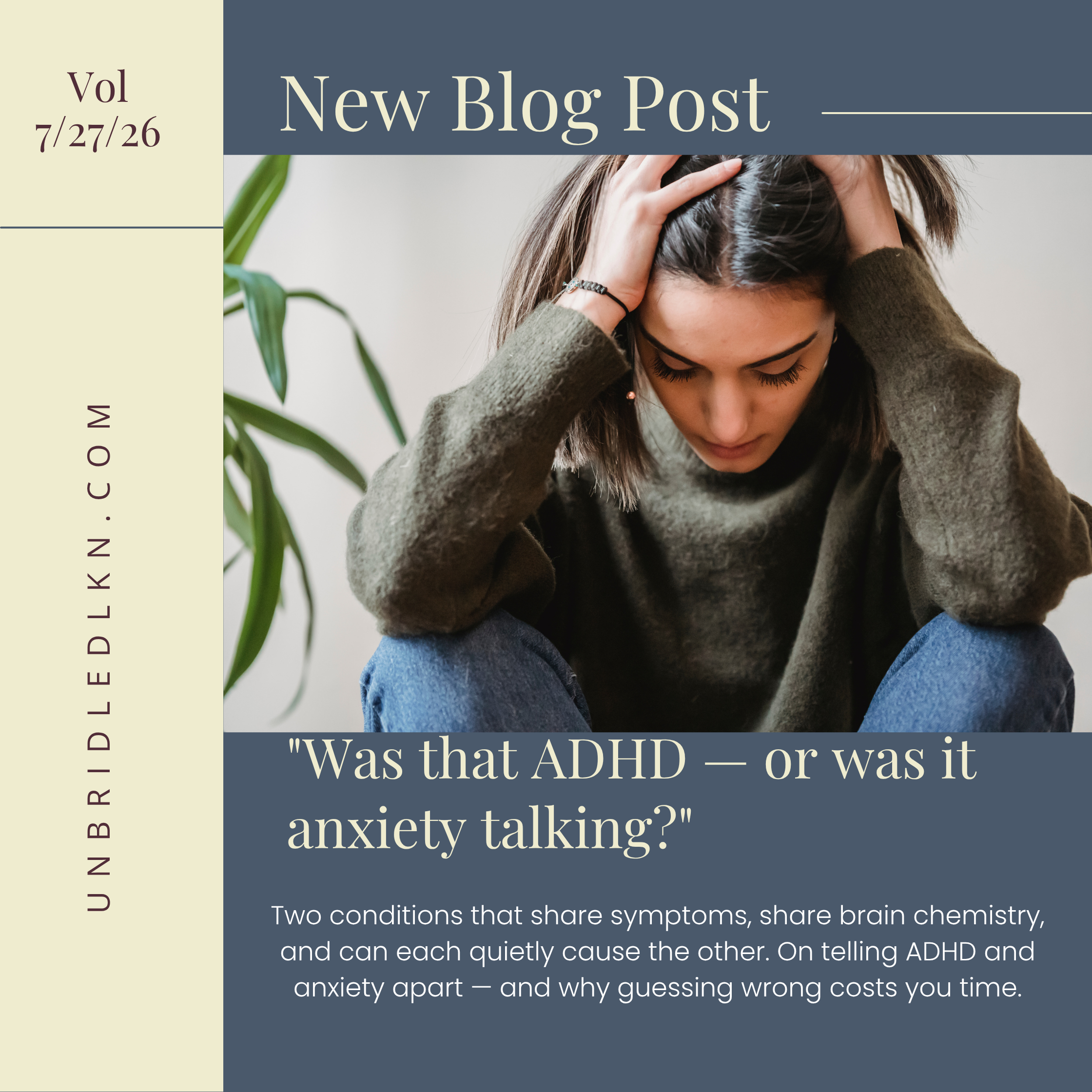 ADHD or Anxiety? Untangling Two Conditions That Love to Impersonate Each Other