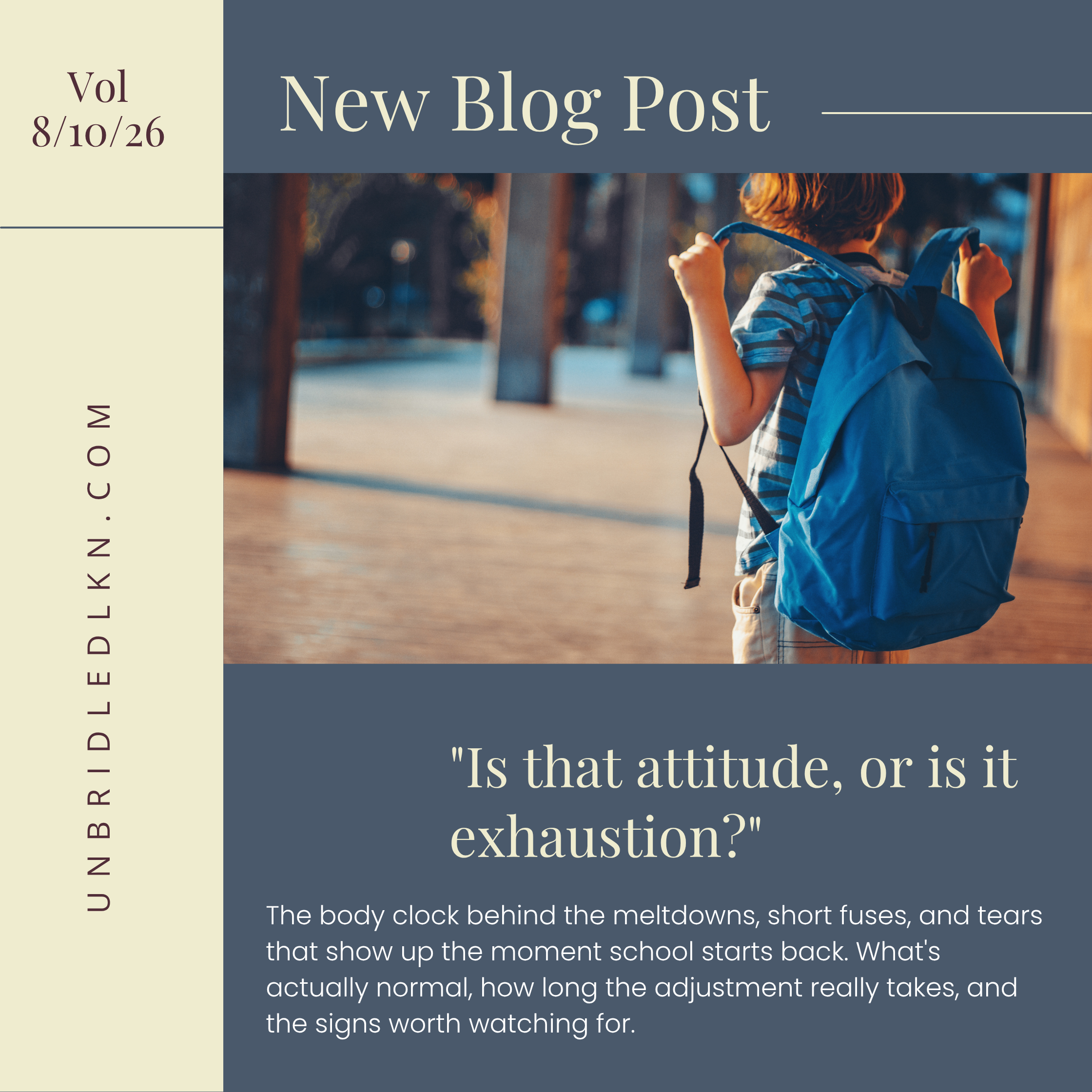 Back-to-School Adjustment: What's Normal, and What's Worth Watching