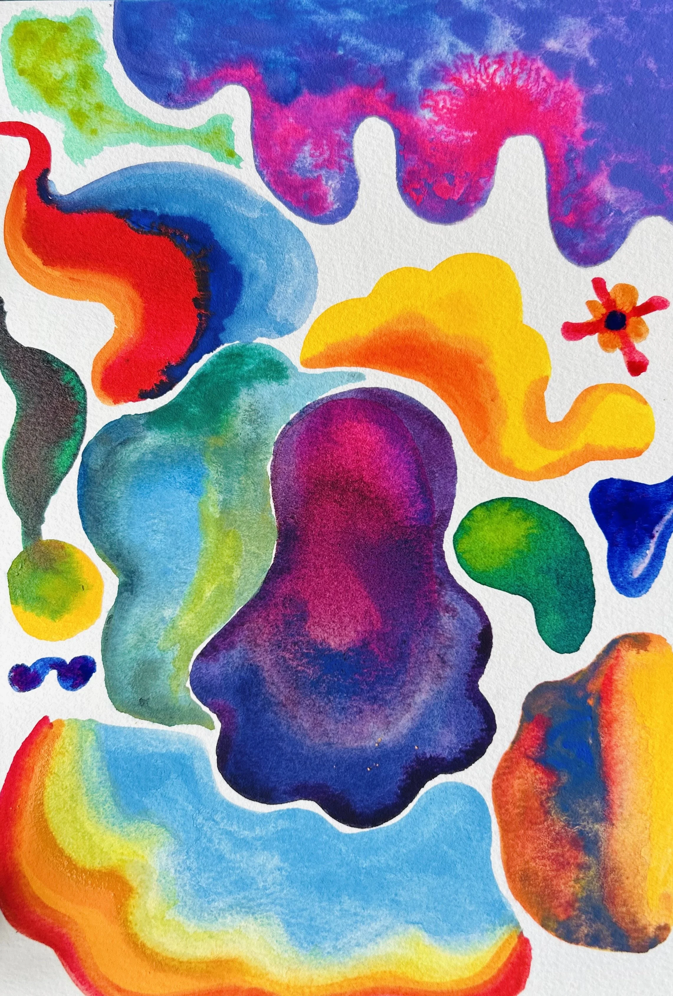 Abstract C giclée fine art print A4