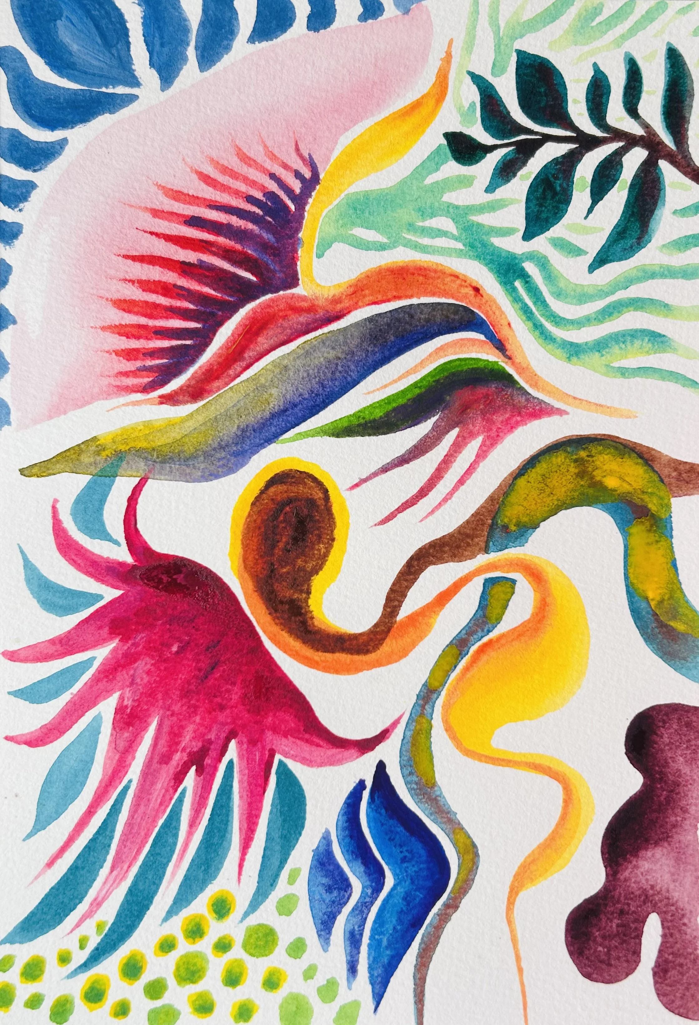 Abstract B giclée fine art print A4