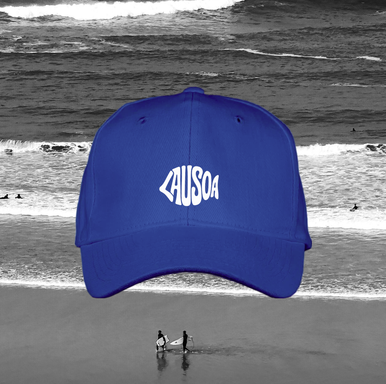 Casquette bleue éléctrique
