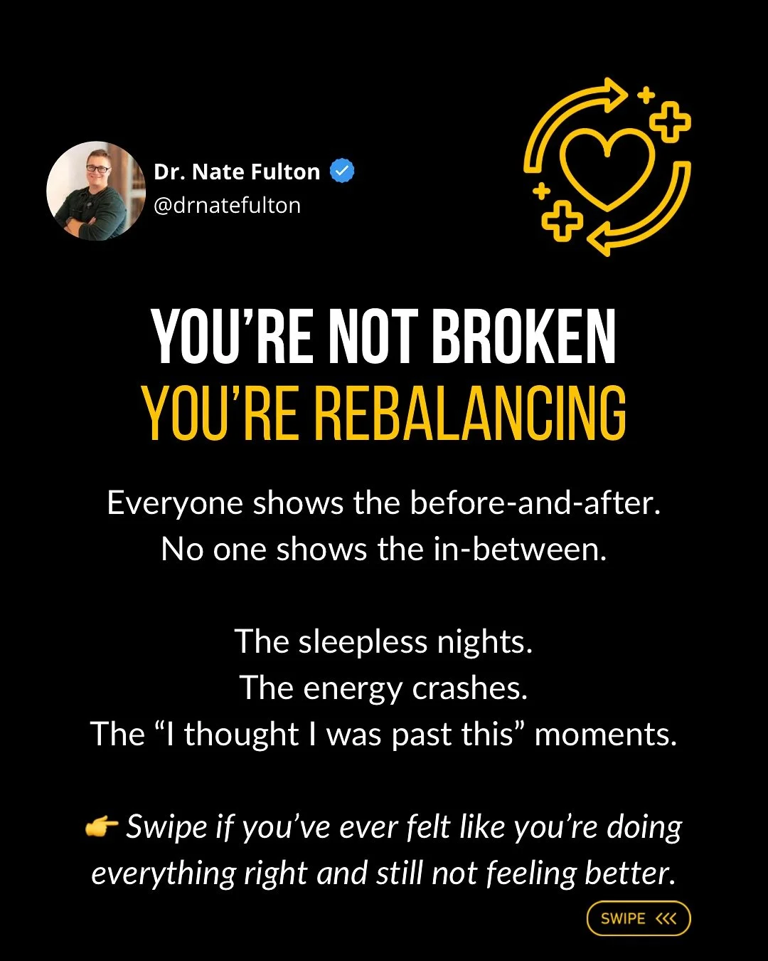 You&rsquo;re not broken.
You&rsquo;re just in the part no one posts about.

The in-between.
The part where you&rsquo;re doing everything right&hellip; and still not feeling better.
The bloating, the crashes, the &ldquo;I thought I was past this&rdquo