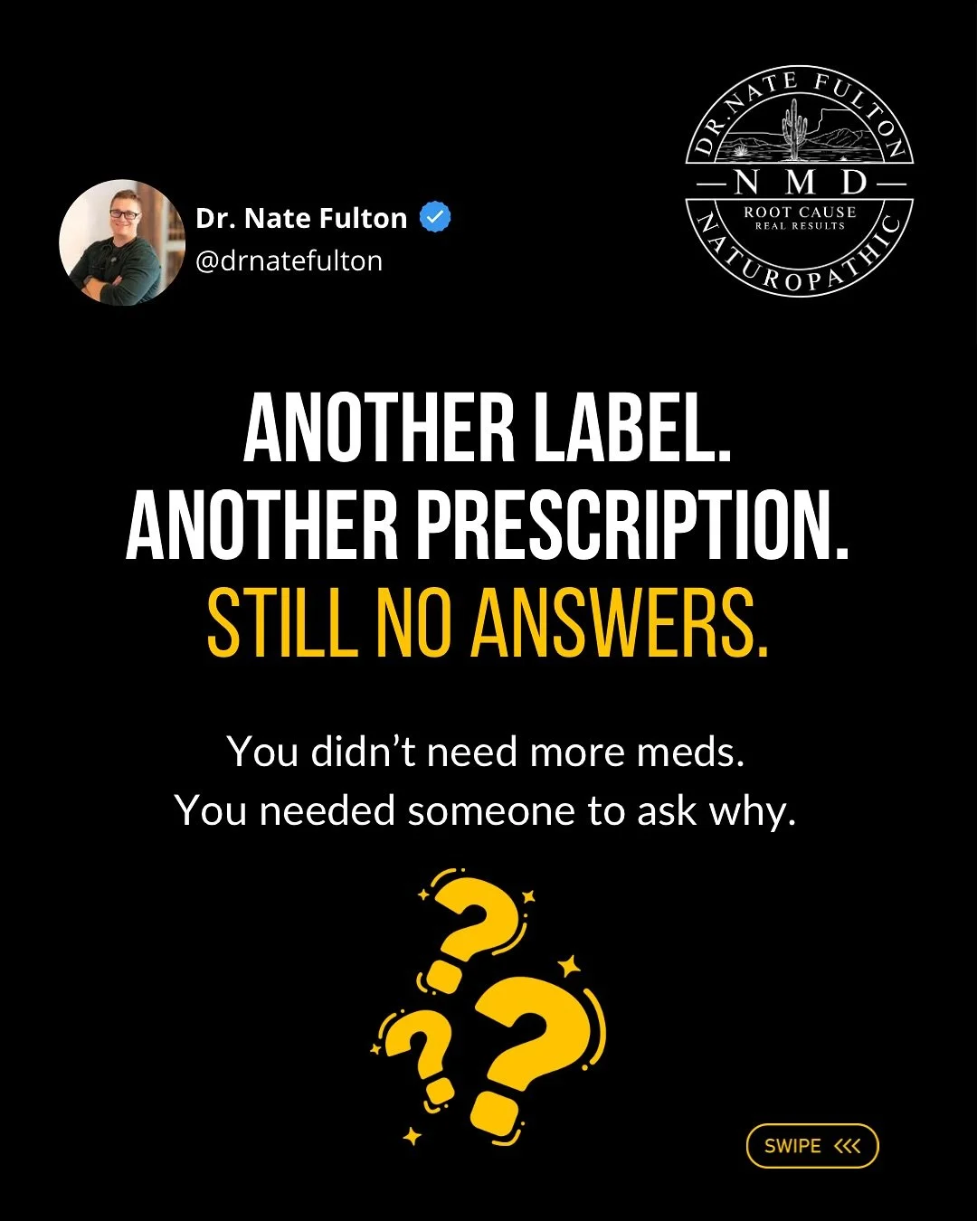 She didn&rsquo;t need another label.
She needed labs that actually meant something.

But instead, she got:
⏱ a 7-minute visit
💊 a prescription
😑 and a &ldquo;you&rsquo;re fine&rdquo; shrug.

Meanwhile, no one looked at her ferritin.
No one checked 