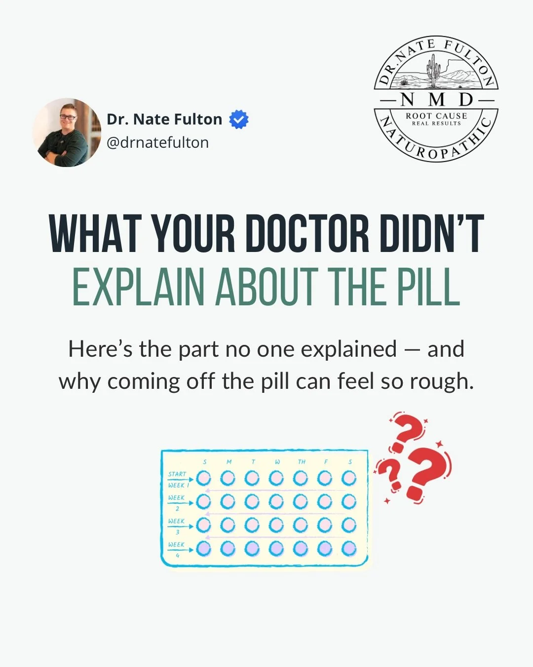 They told you it would regulate your cycle&hellip;
But no one explained what it was actually doing.
And that&rsquo;s where the confusion &mdash; and the symptoms &mdash; start.

You weren&rsquo;t broken before the pill.
And you&rsquo;re not broken no