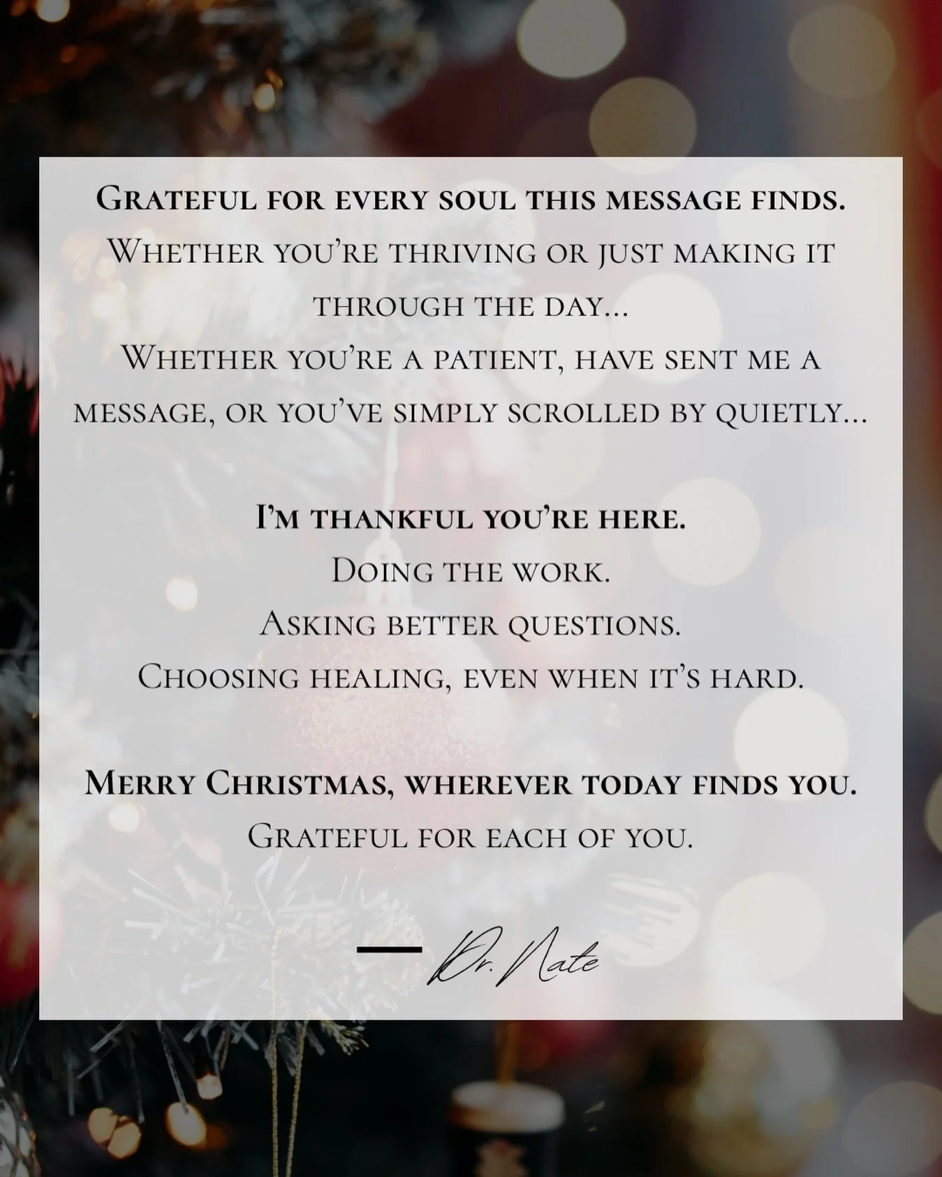 Grateful for every soul this message finds.
Whether today feels light or heavy, peaceful or loud,
thanks for being here.

Thanks for reading, sharing, reaching out.
For showing up for your health in ways big and small.
For being part of this communit