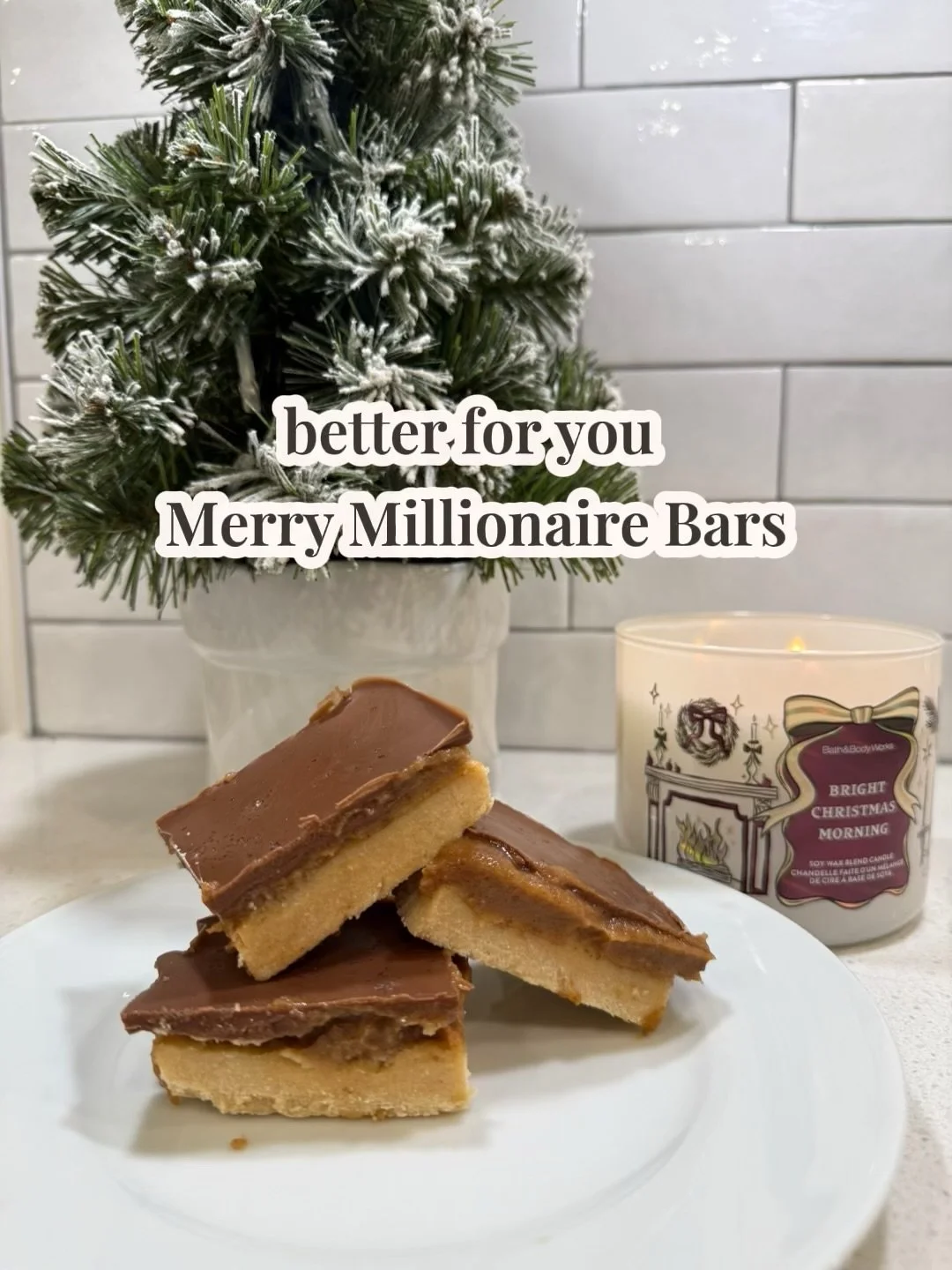 GF &amp; DF Merry Millionaire Bars🍫🎄✨

highly recommend saving this recipe &amp; trying it immediately! 

#healthybaking #healthydesserts #millionairebars #cleanbaking #explore