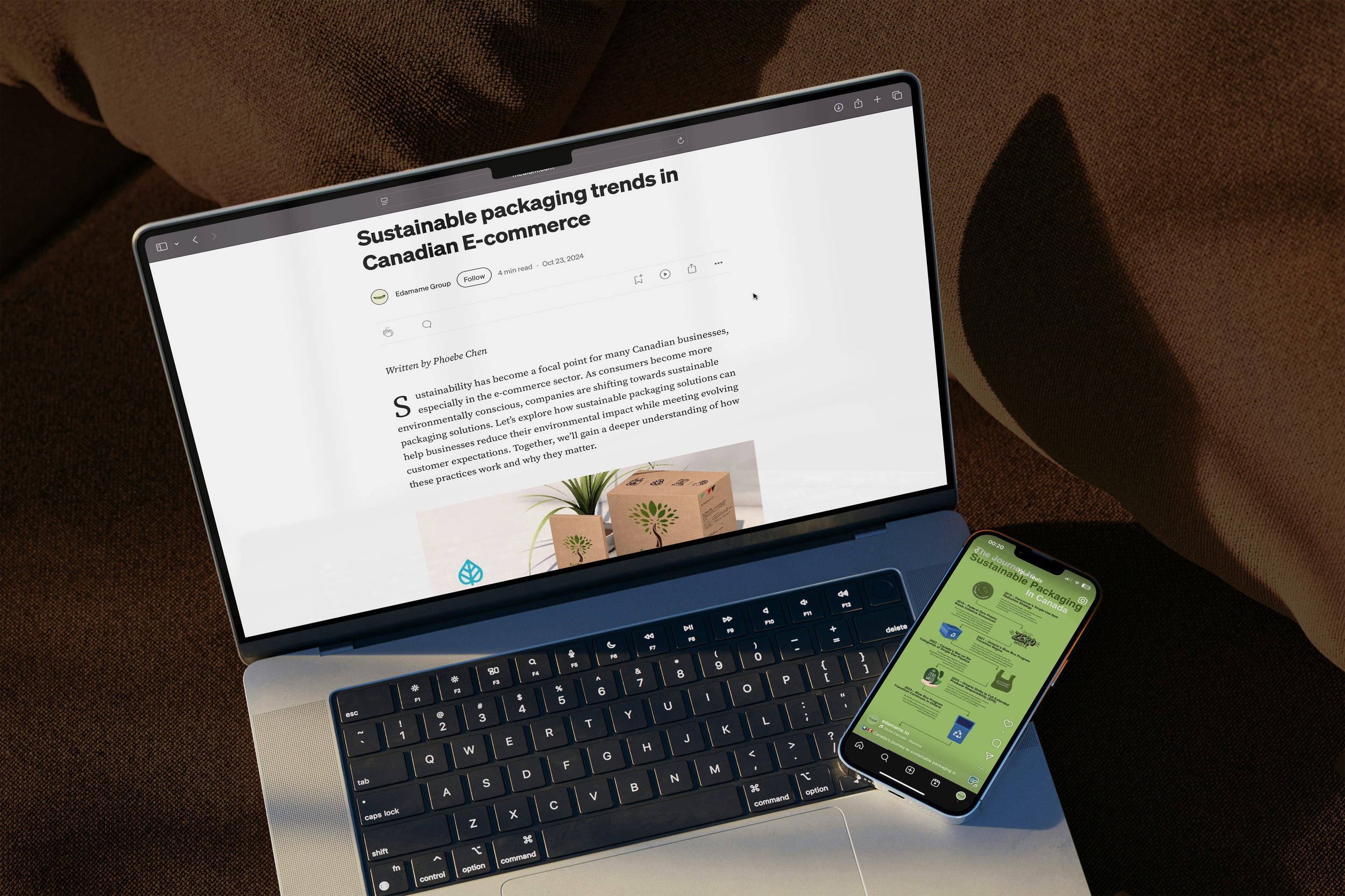 Blog post by Phoebe, overseen by co-project manager Cassie, and Instagram reel by Christina & Marla; mockup by me