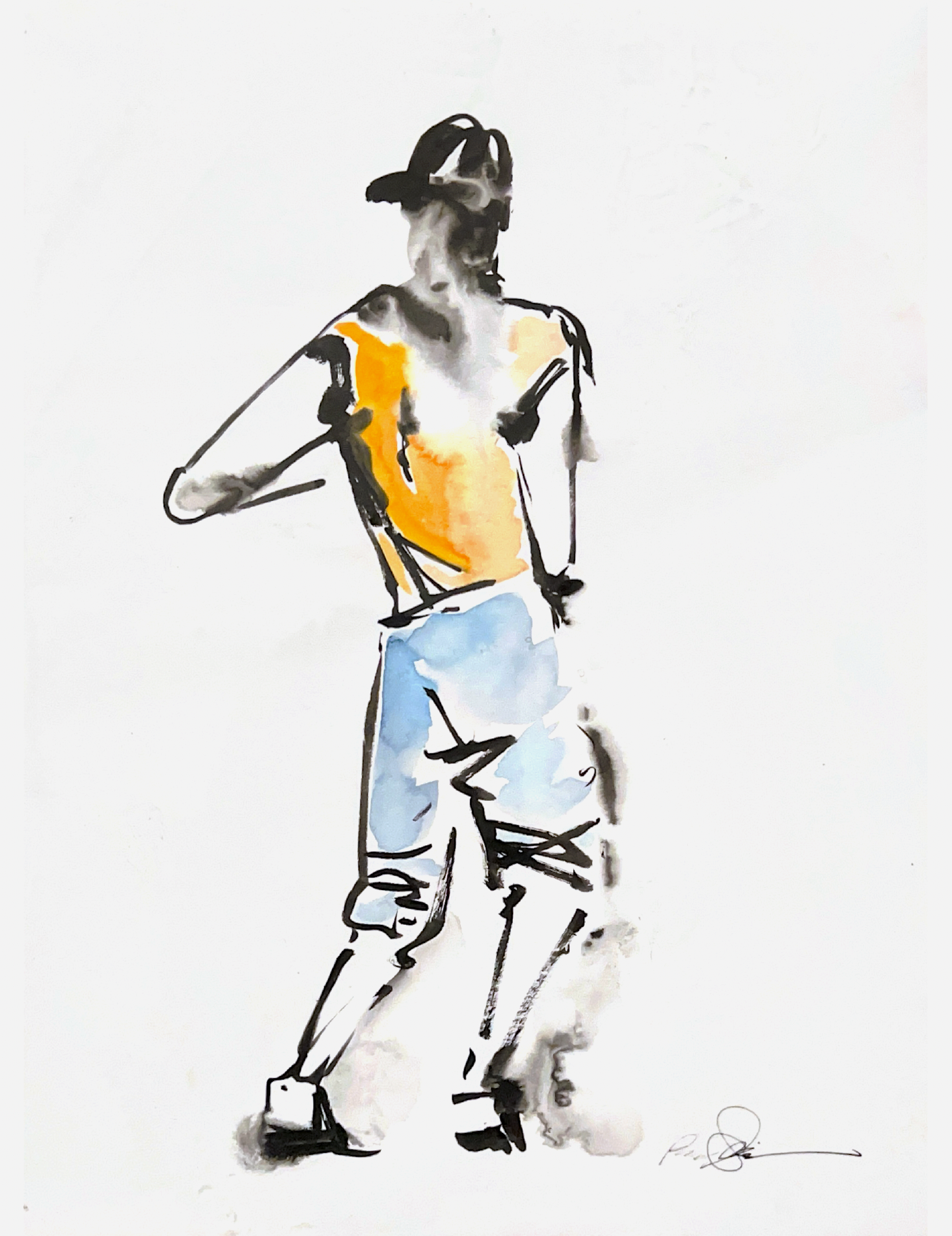 LIVE EVENT PAINTING: "Bright"      |        
Mo's Bar & Tribute to DJ Carlos Sanchez @Fort Greene, Brooklyn, 06/06/2026
|            
ink. watercolor, acrylic ink
|
[$175]
