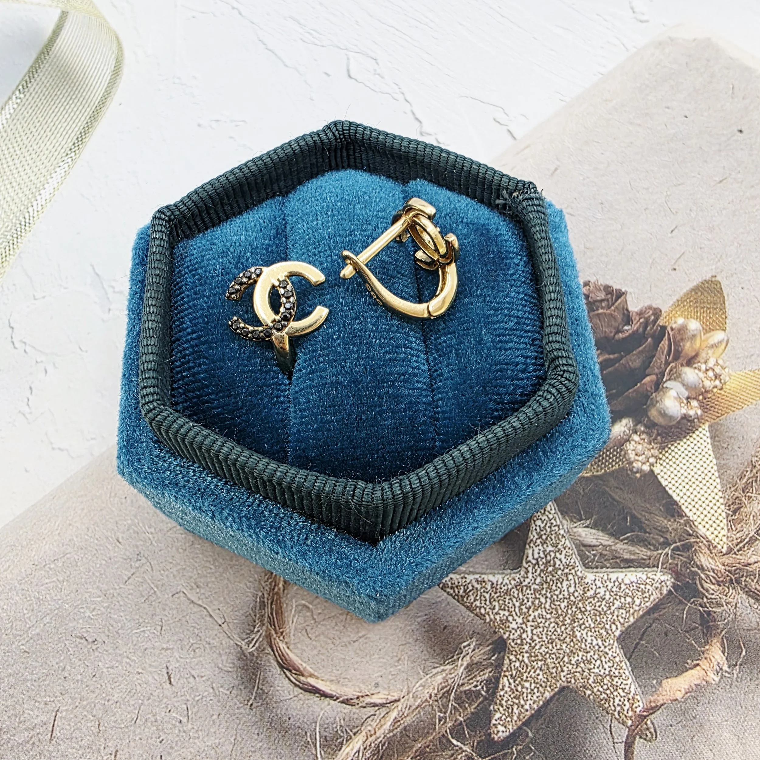 14k Gold Earrings/ Cercei Aur 14k C211